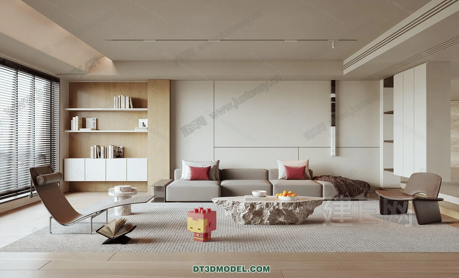CORONA LIVING ROOM 3D MODELS - 035