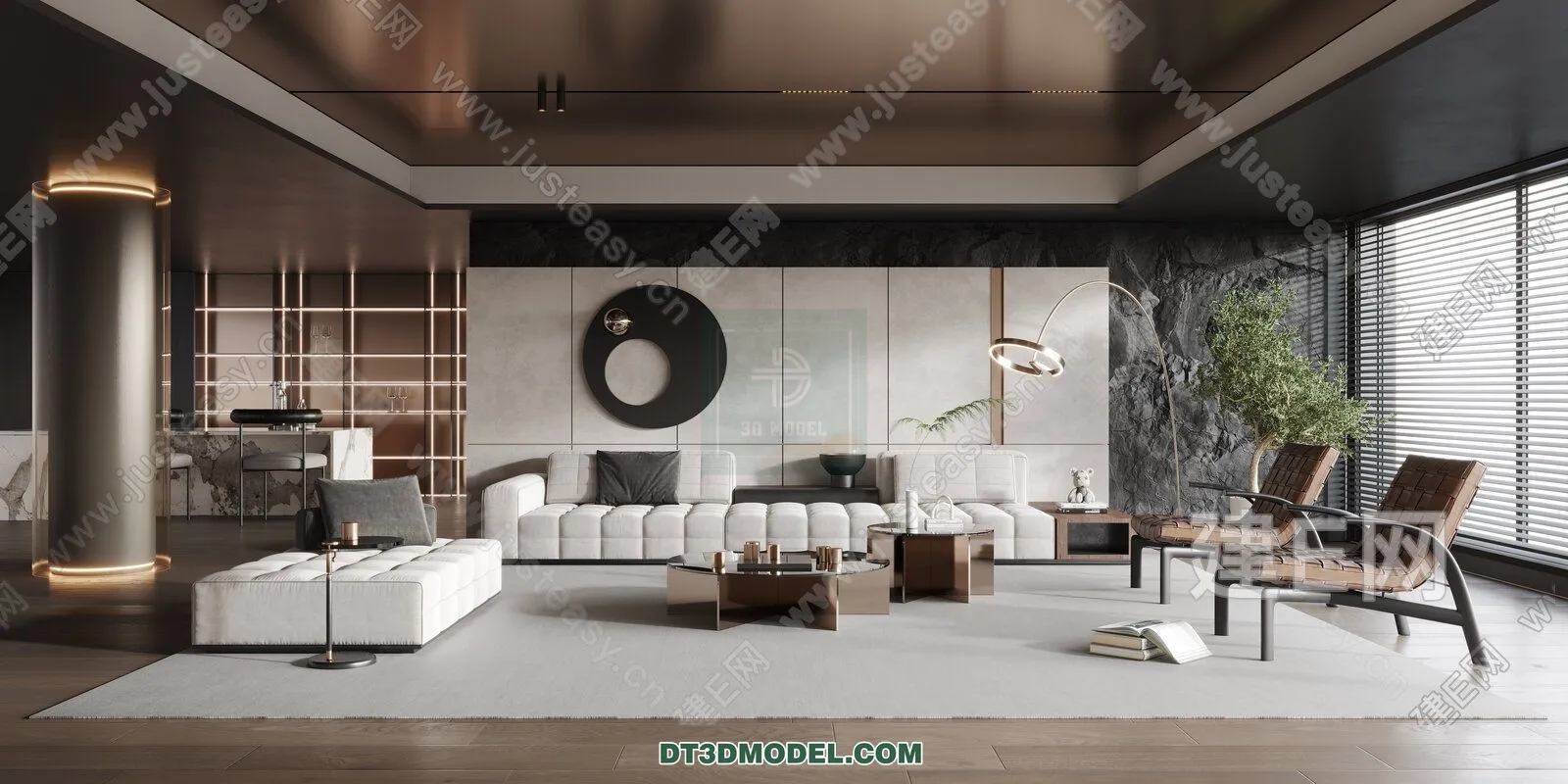 CORONA LIVING ROOM 3D MODELS - 049