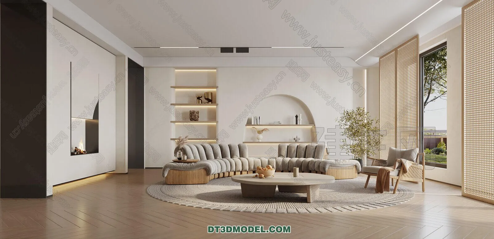 CORONA LIVING ROOM 3D MODELS - 061