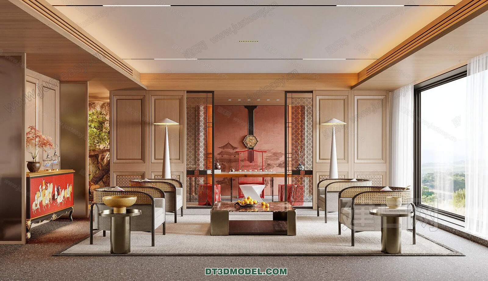 CORONA LIVING ROOM 3D MODELS - 065