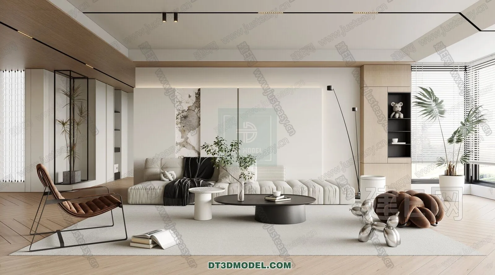 CORONA LIVING ROOM 3D MODELS - 074