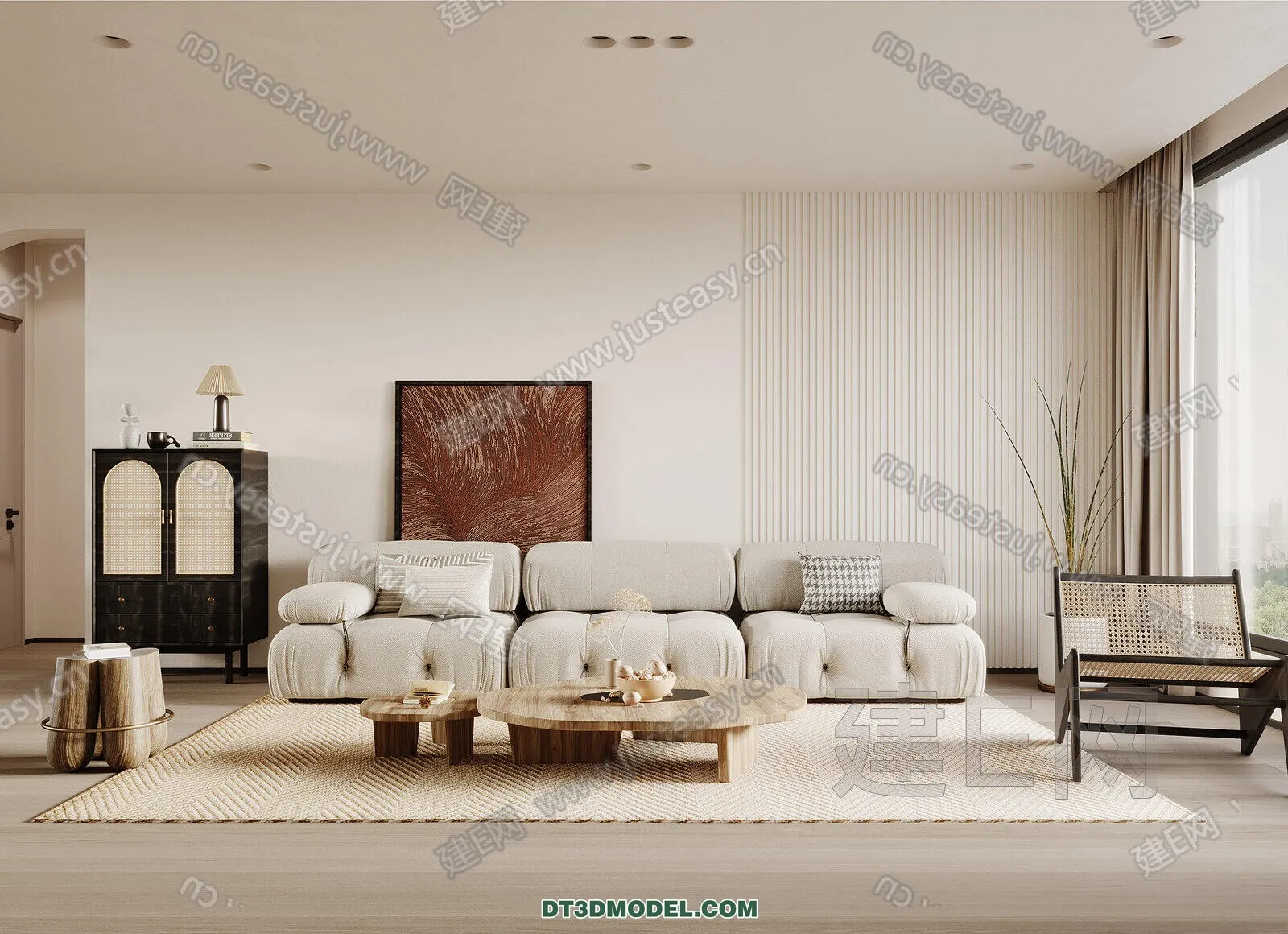 CORONA LIVING ROOM 3D MODELS - 077