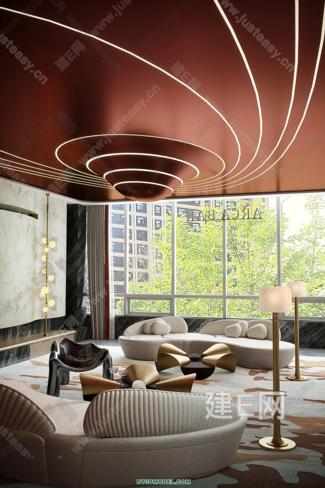 CORONA LIVING ROOM 3D MODELS - 079