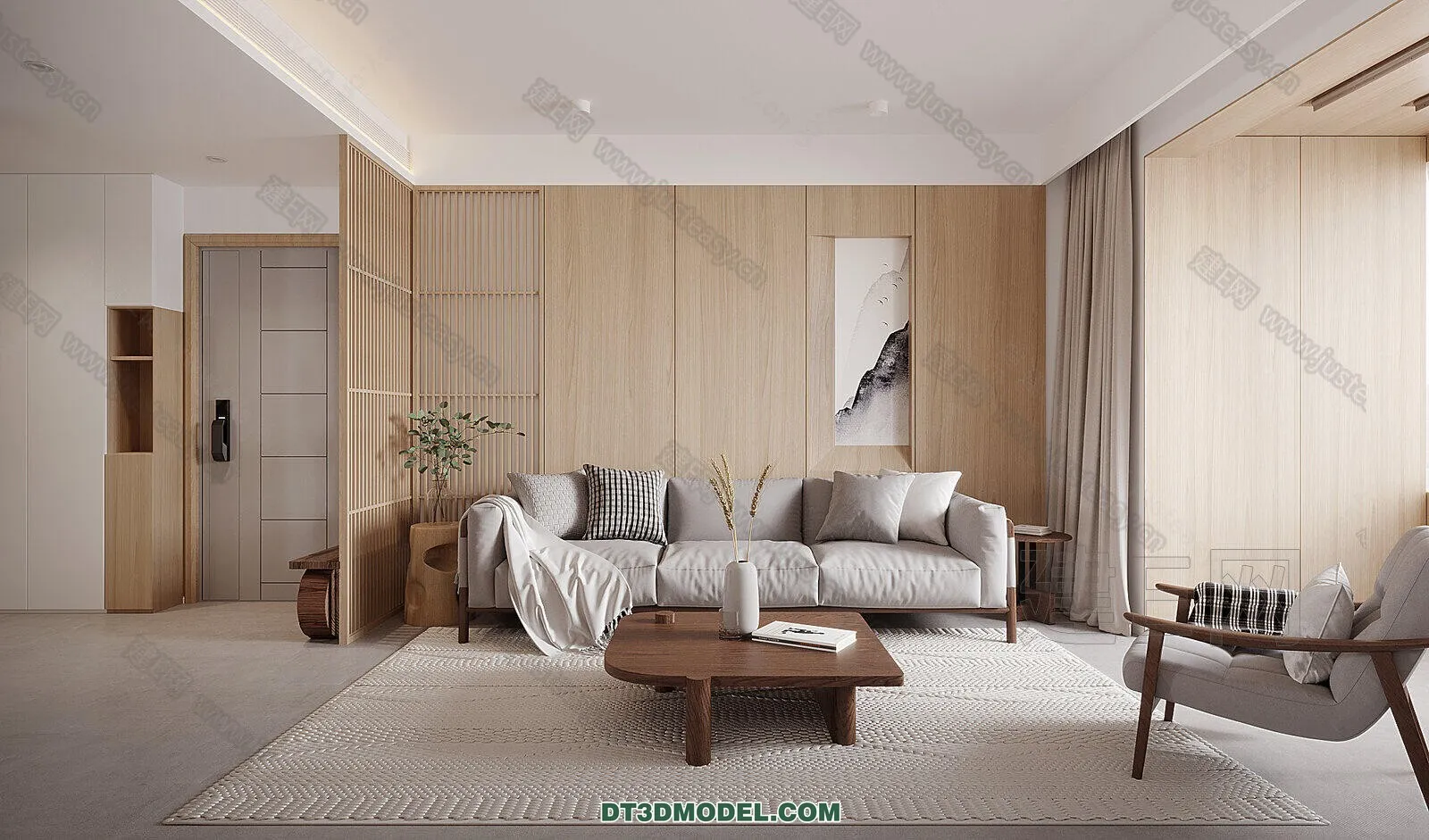 CORONA LIVING ROOM 3D MODELS - 087