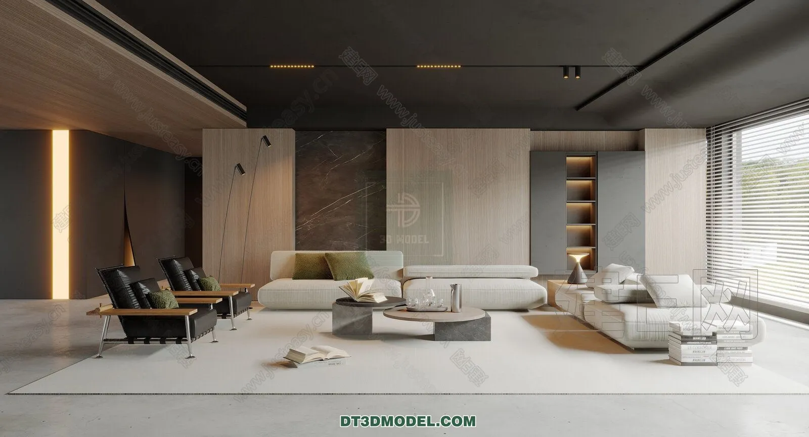 CORONA LIVING ROOM 3D MODELS - 090