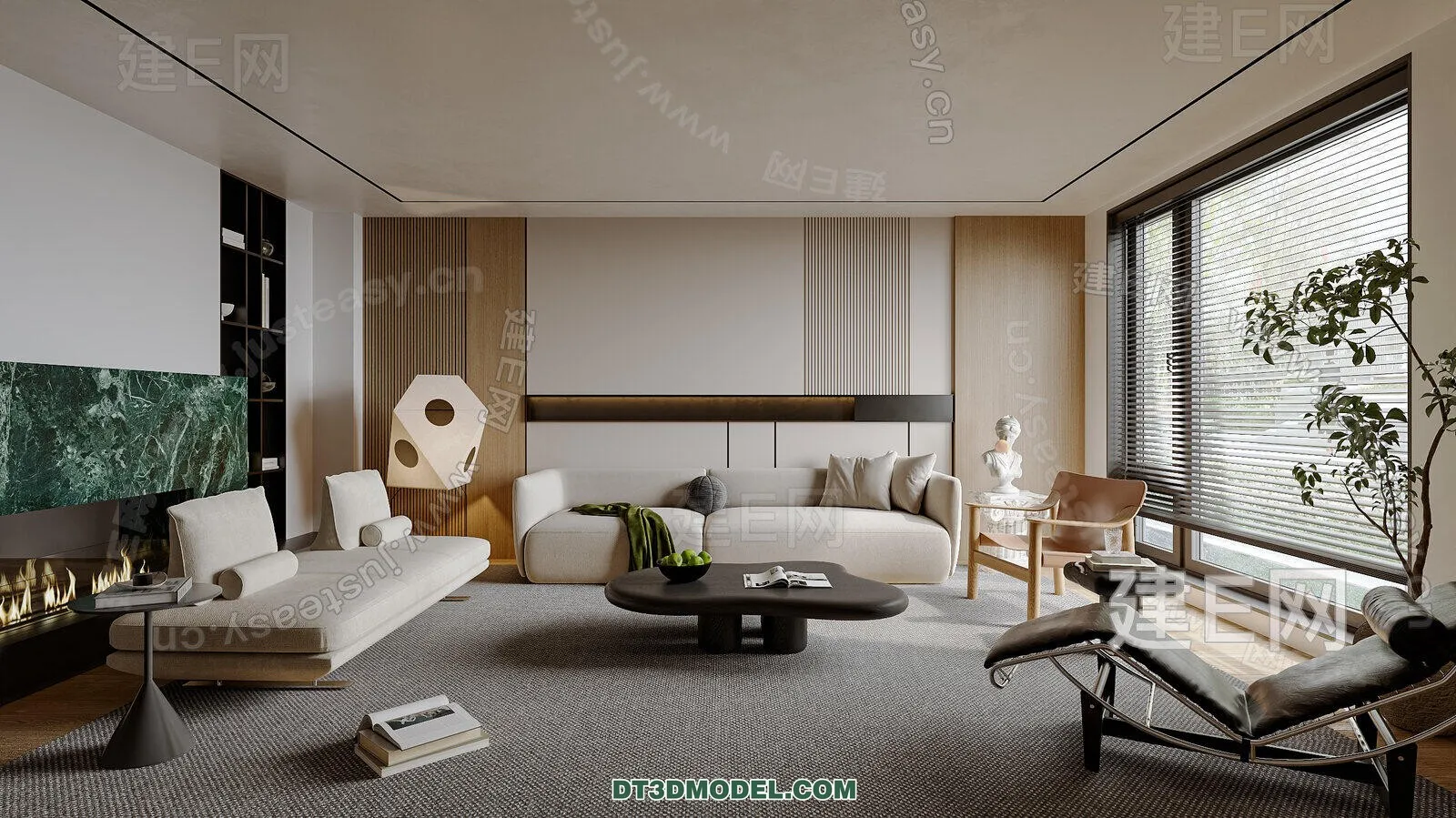 CORONA LIVING ROOM 3D MODELS - 107