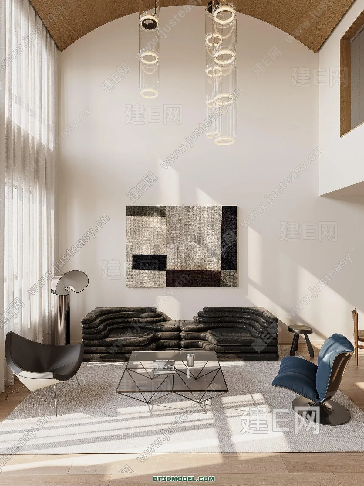 CORONA LIVING ROOM 3D MODELS - 110