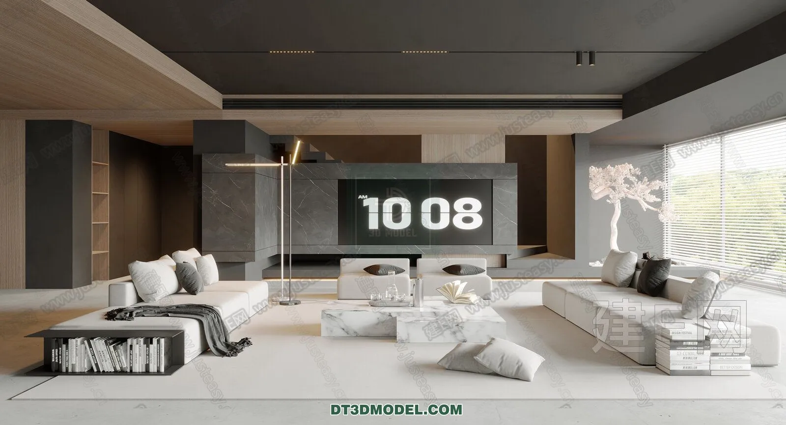 CORONA LIVING ROOM 3D MODELS - 112