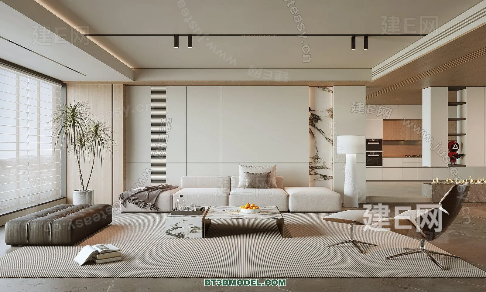 CORONA LIVING ROOM 3D MODELS - 121