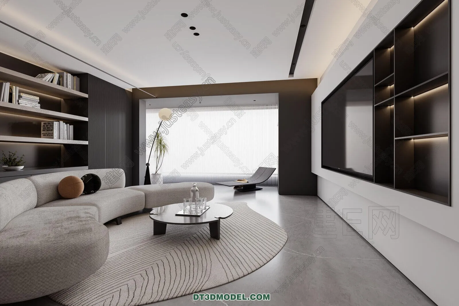 CORONA LIVING ROOM 3D MODELS - 123