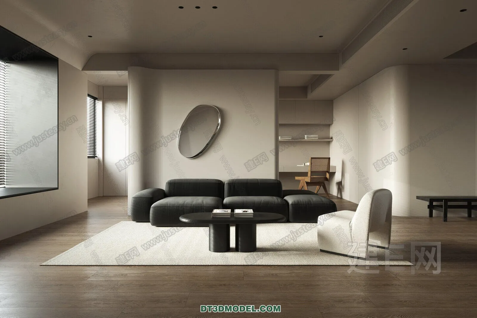 CORONA LIVING ROOM 3D MODELS - 124