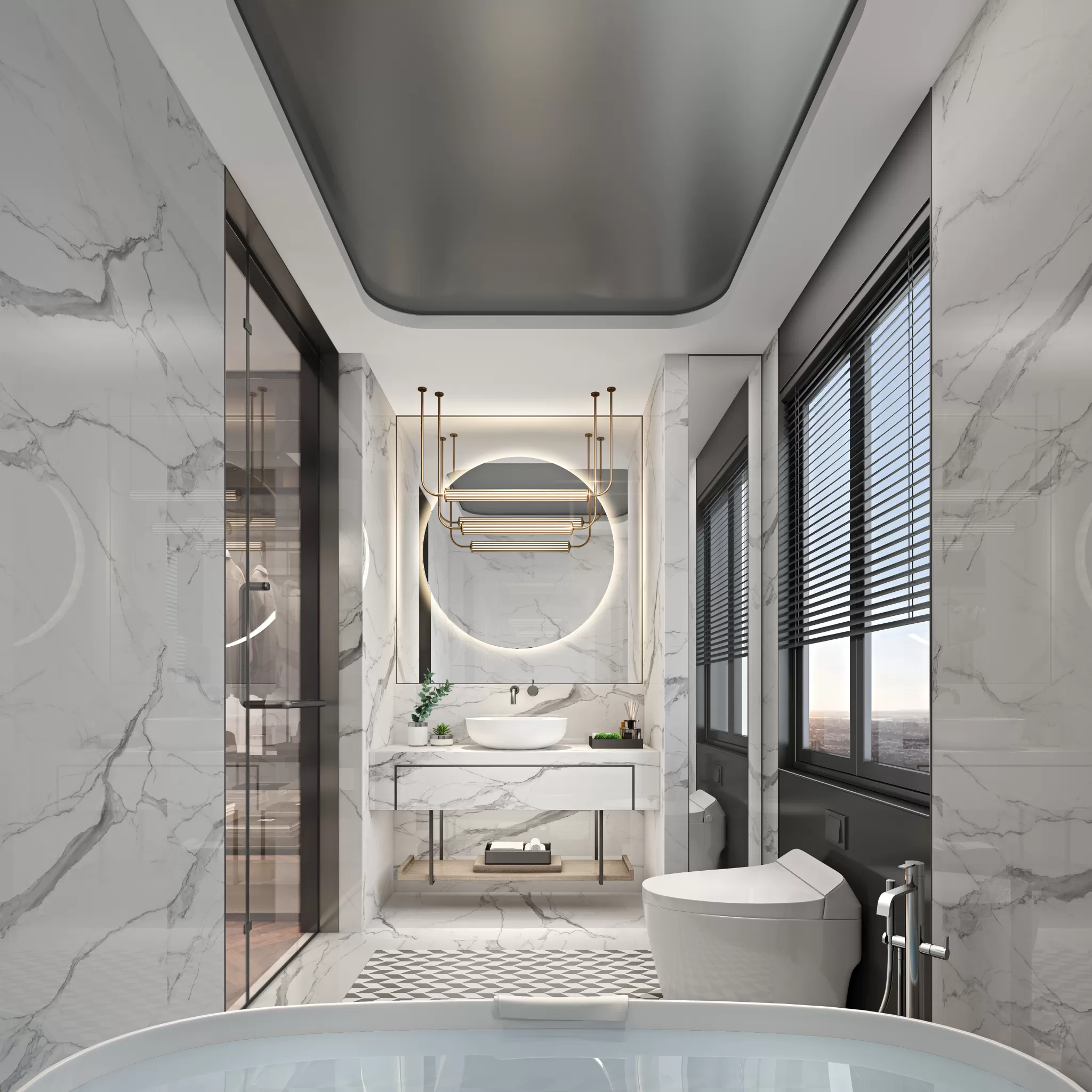 CORONA SCENES - BATHROOM - 3847