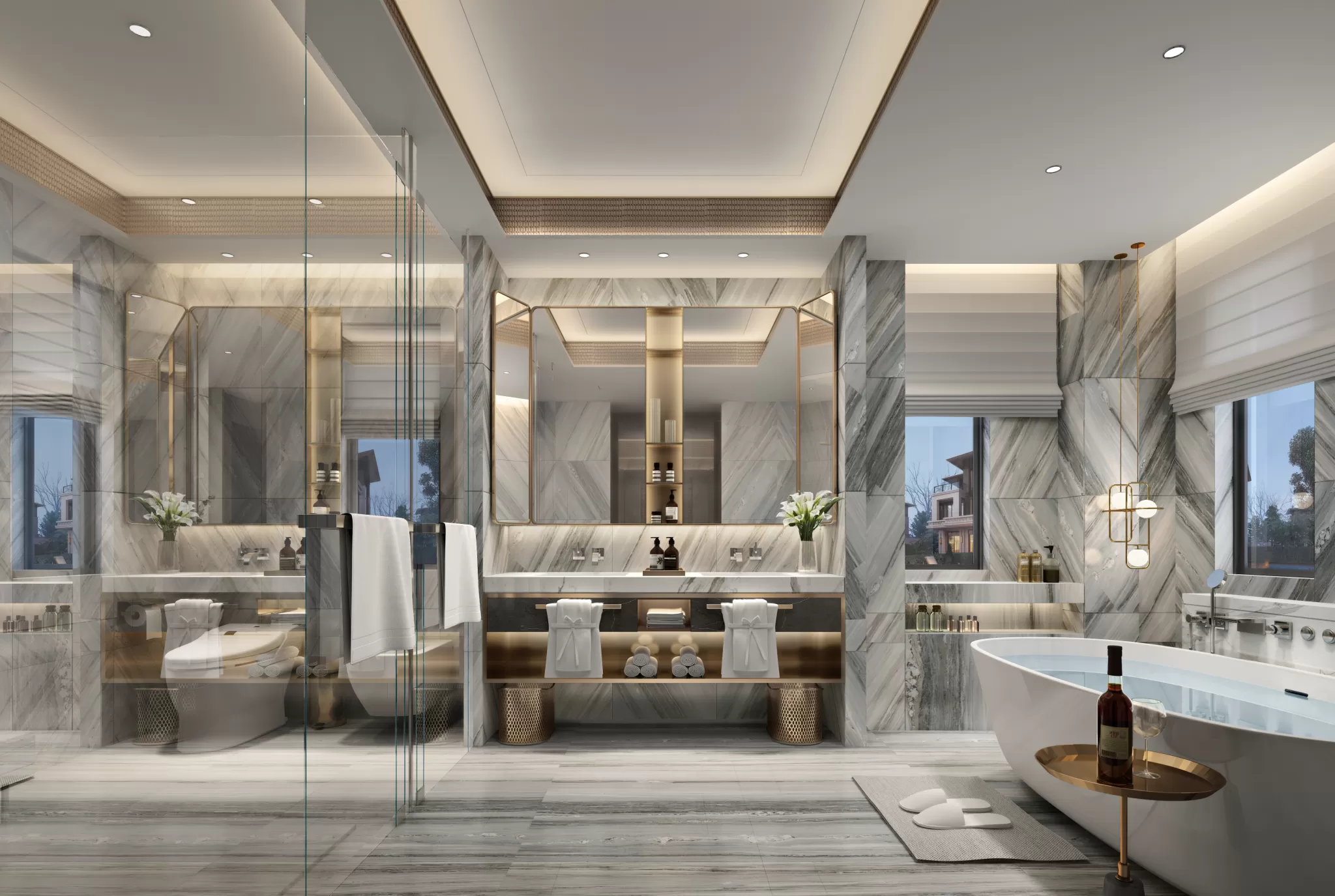 CORONA SCENES - BATHROOM - 3849