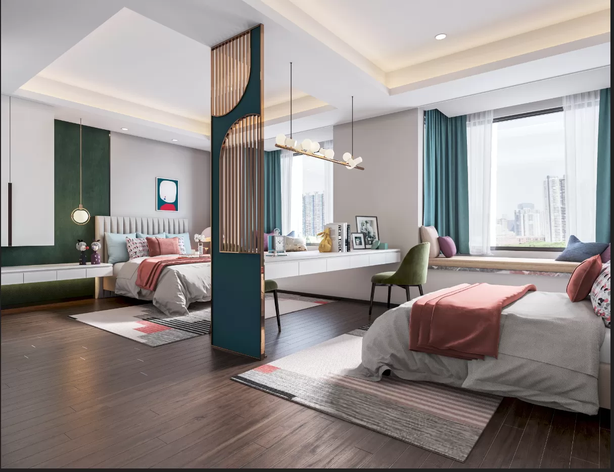 CORONA SCENES - BEDROOM - 3555