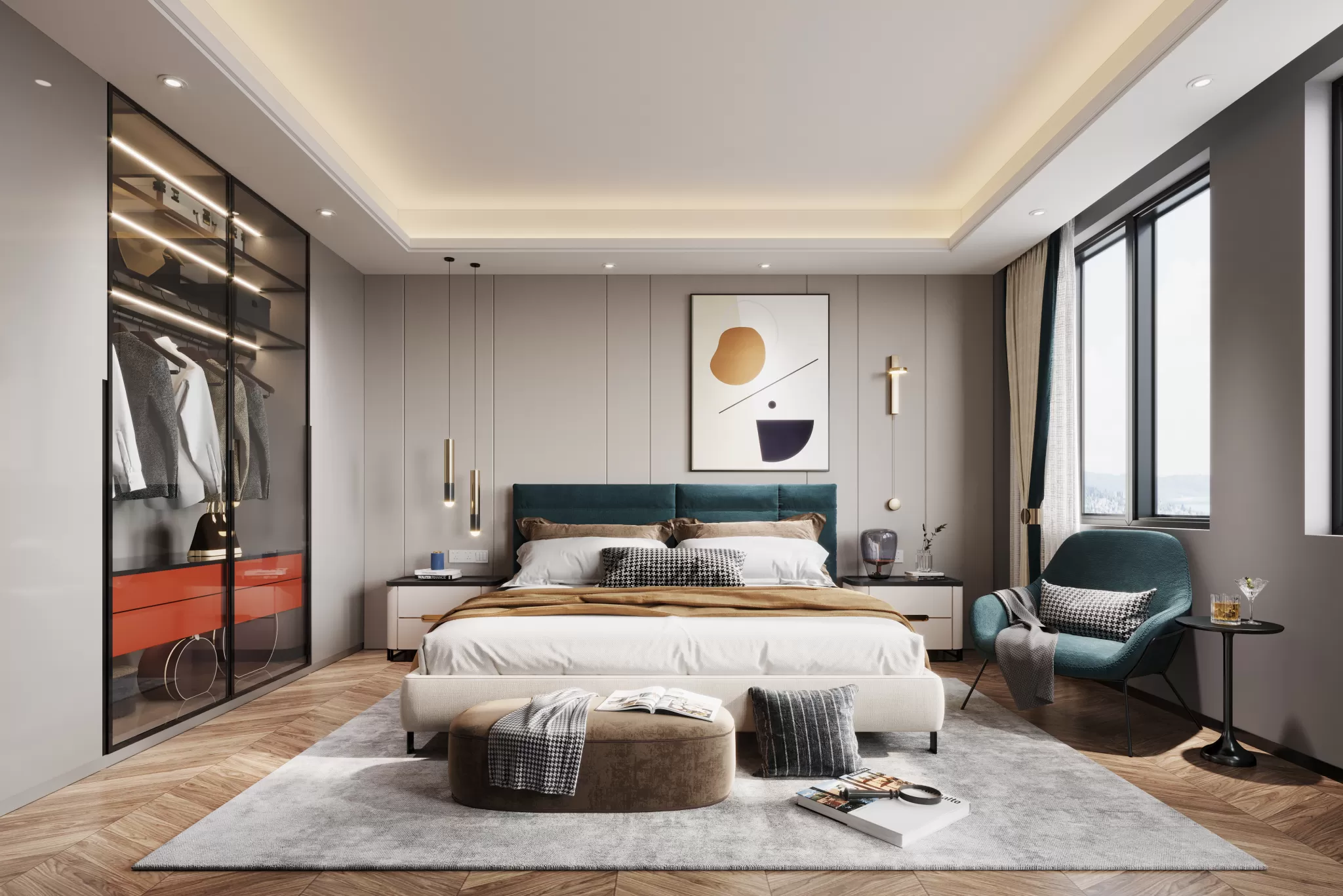 CORONA SCENES - BEDROOM - 3559