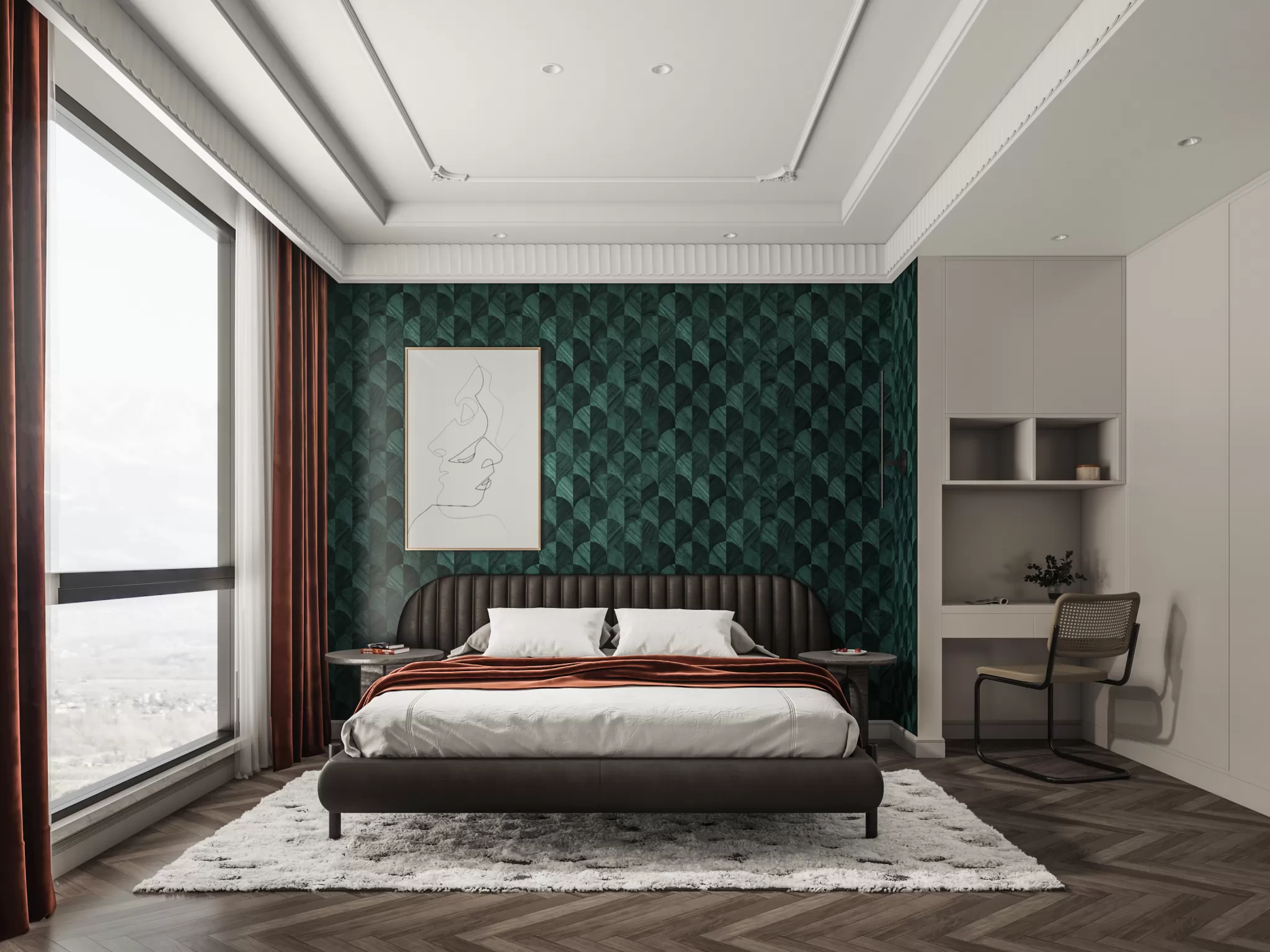 CORONA SCENES - BEDROOM - 3703