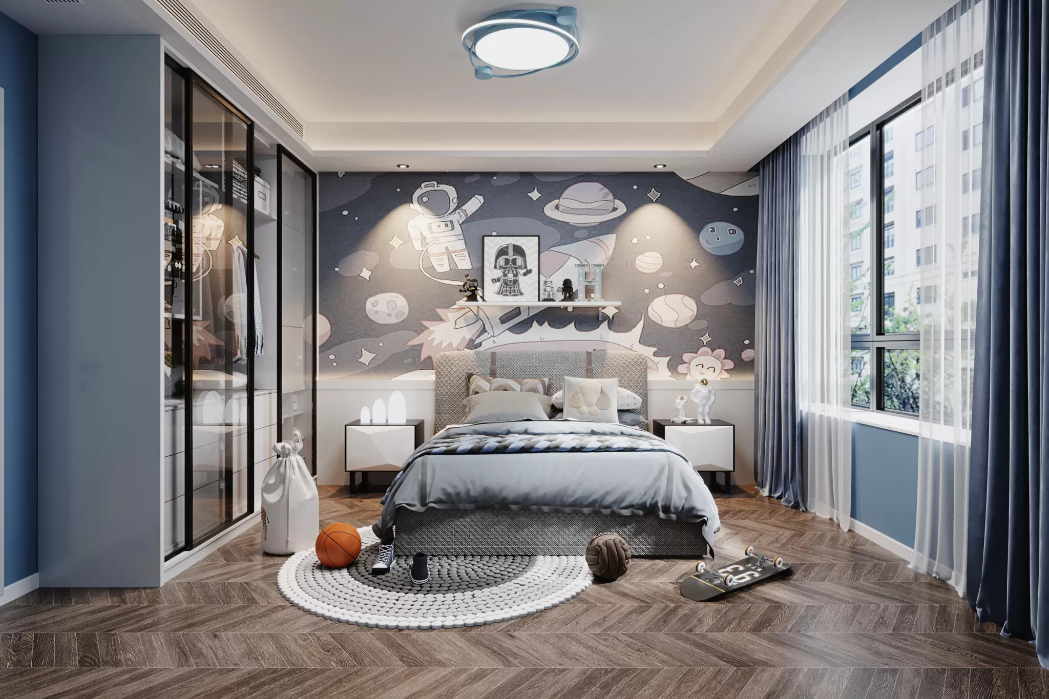 CORONA SCENES - CHILDREN ROOM - 3786