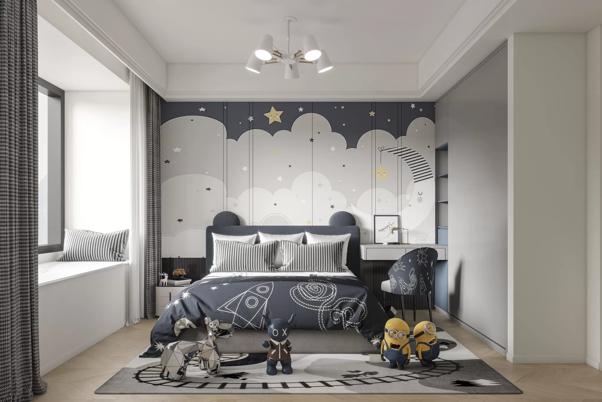 CORONA SCENES - CHILDREN ROOM - 3799