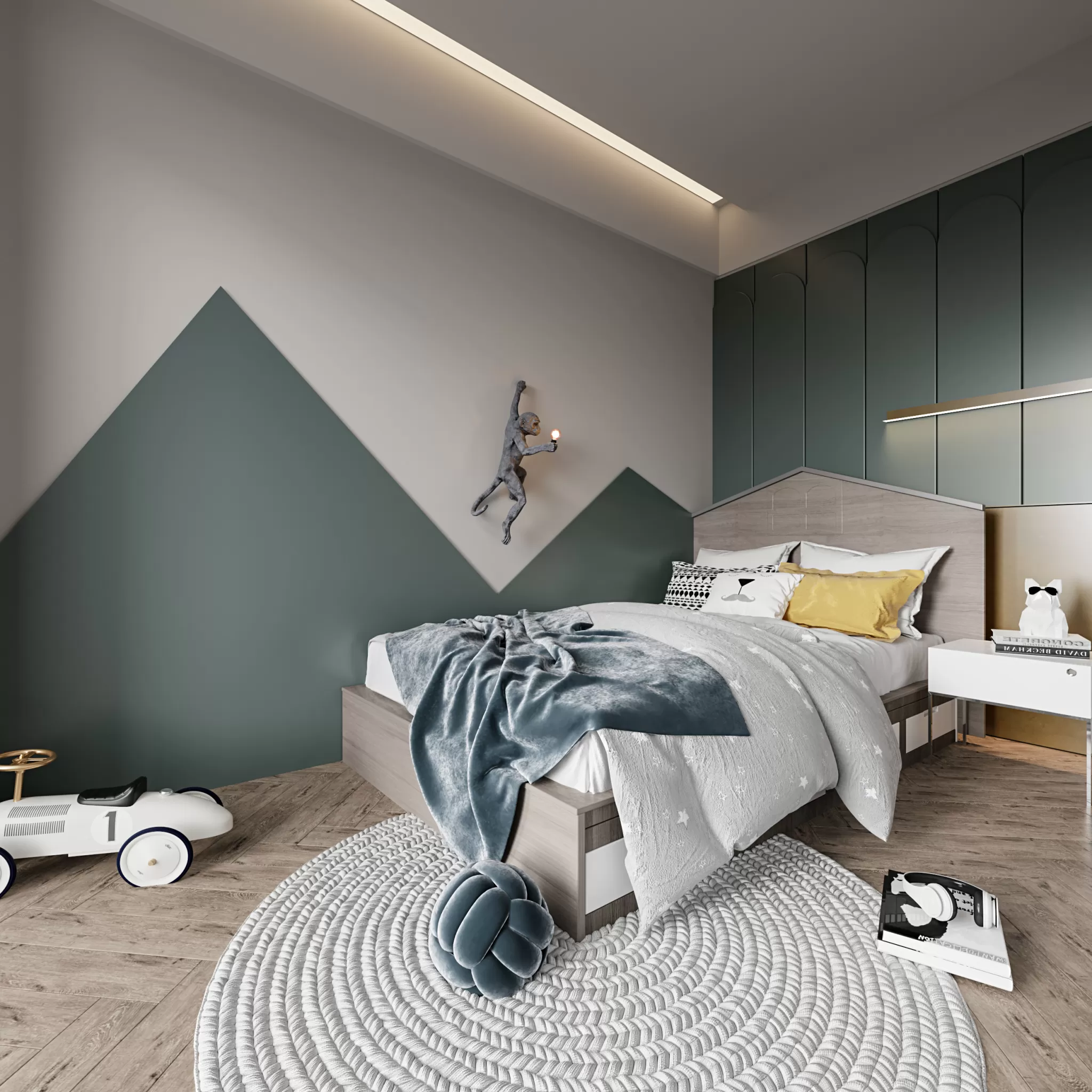 CORONA SCENES - CHILDREN ROOM - 3808