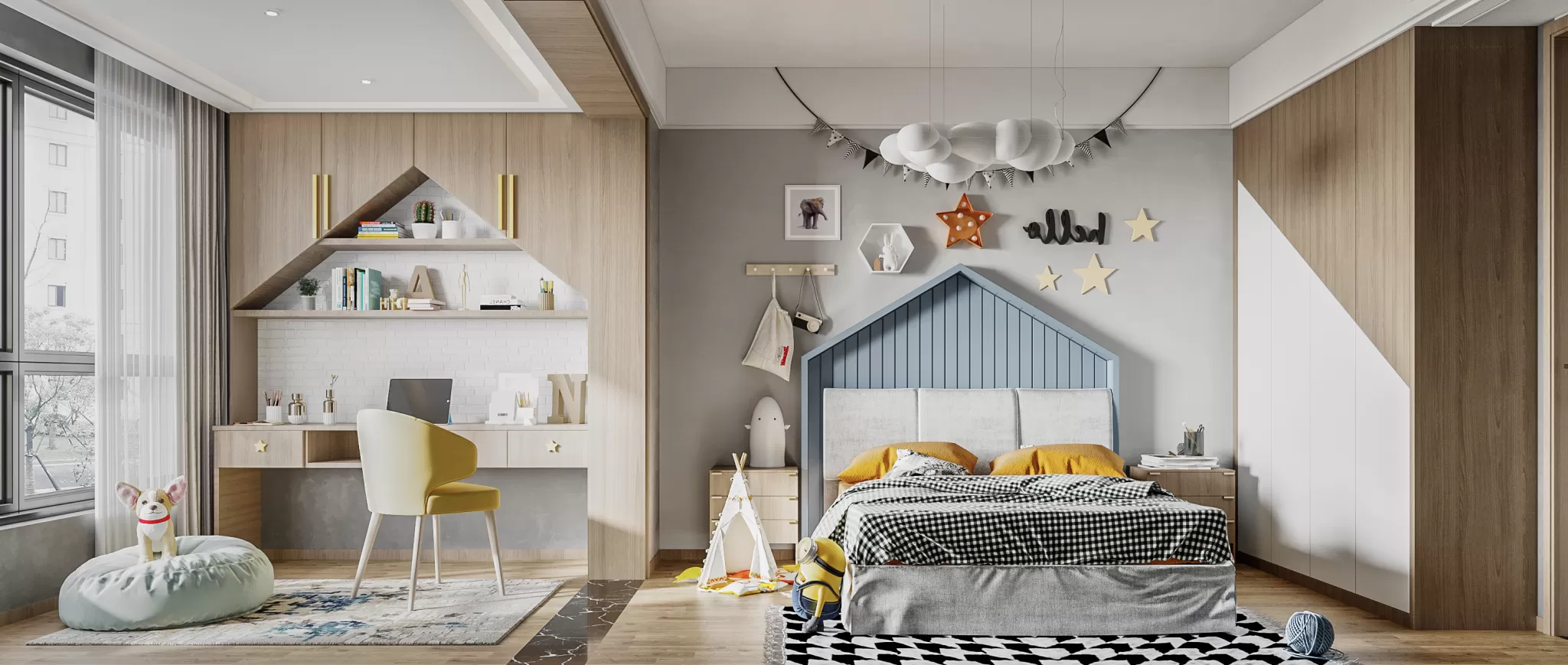 CORONA SCENES - CHILDREN ROOM - 3809