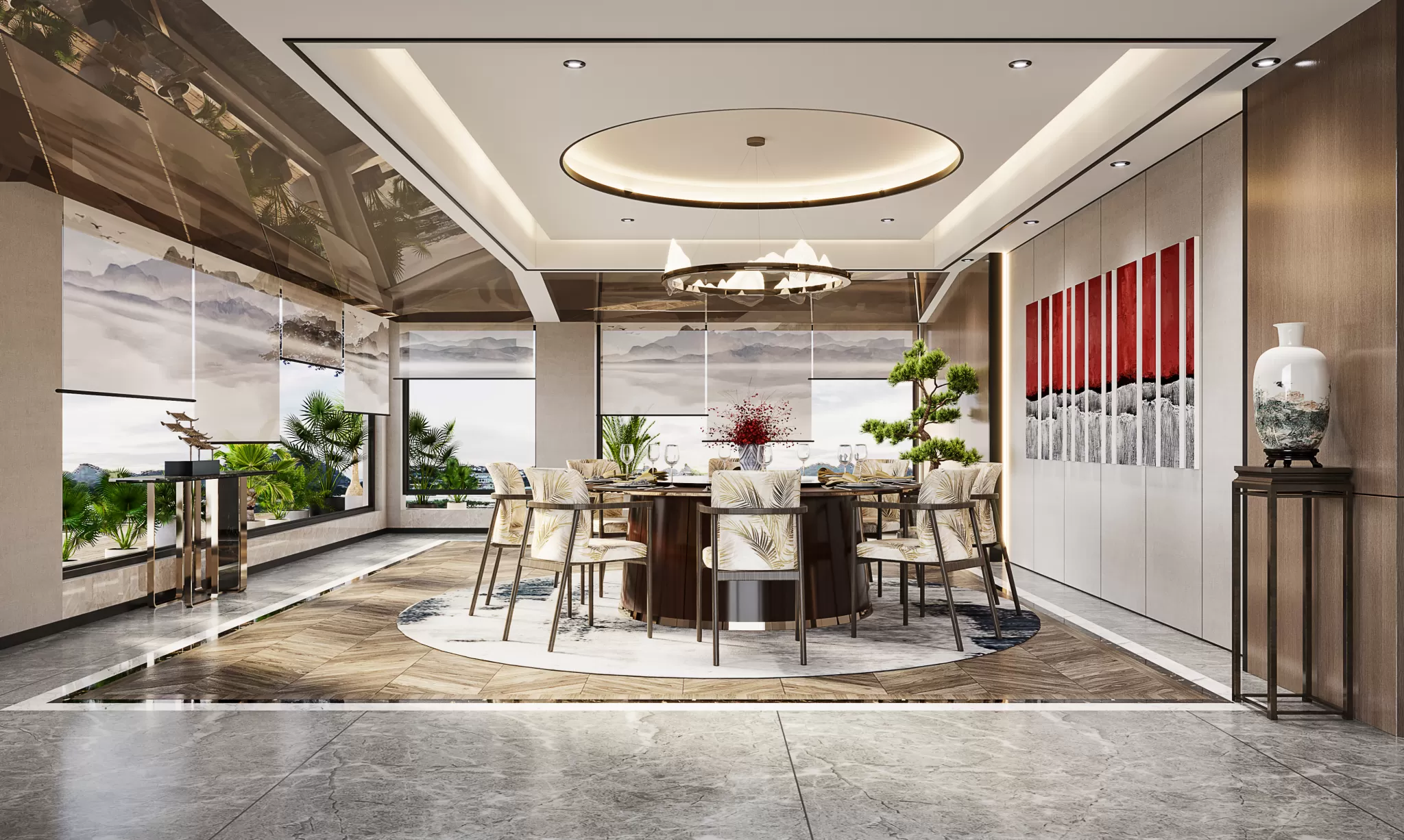 CORONA SCENES - DINING ROOM - 3343