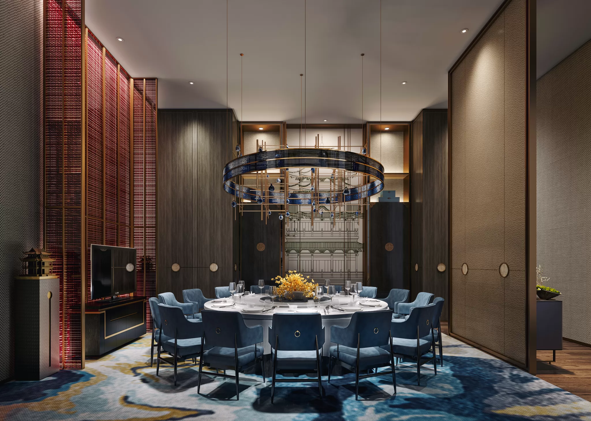 CORONA SCENES - DINING ROOM - 3345