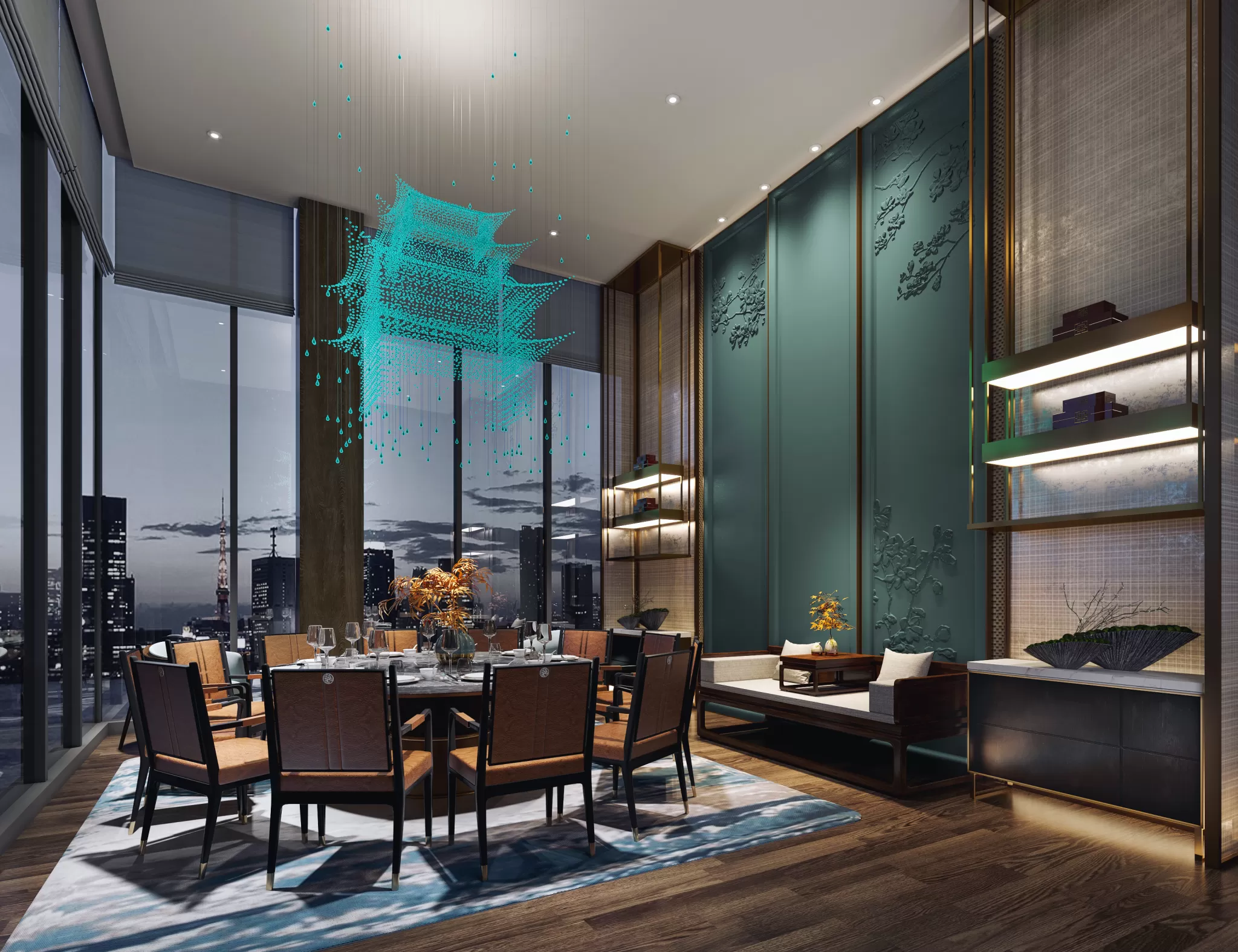 CORONA SCENES - DINING ROOM - 3346