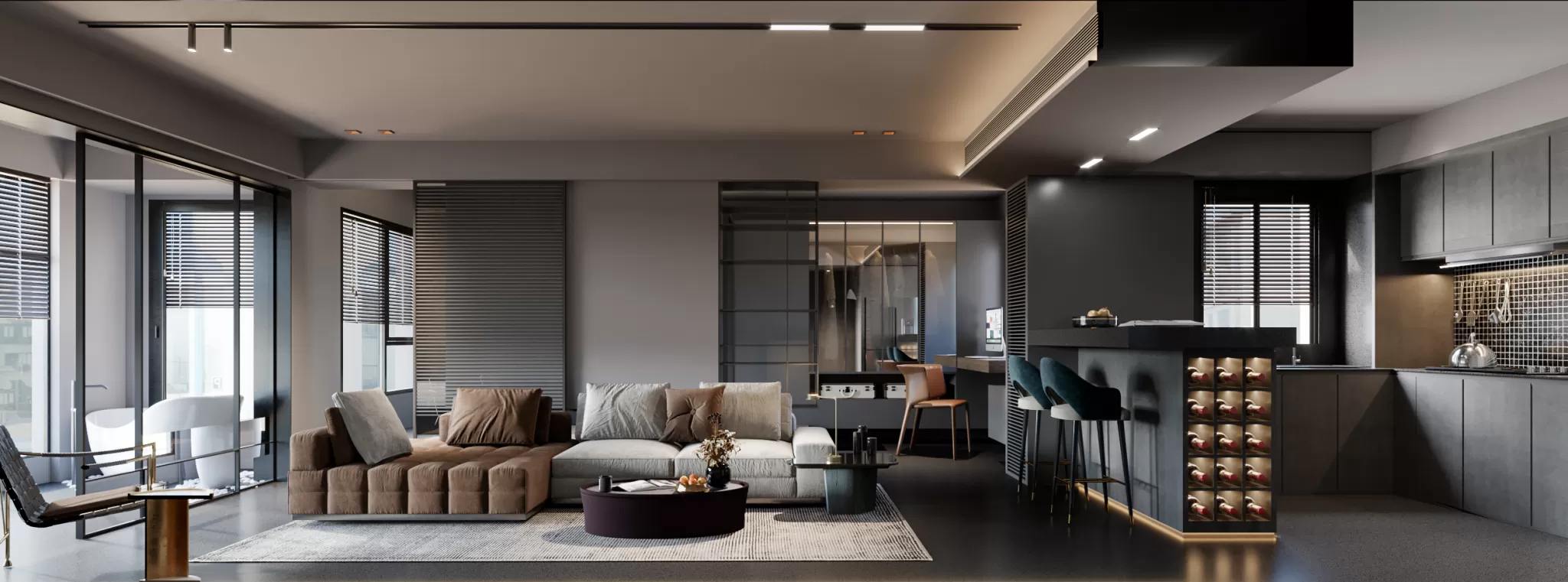 CORONA SCENES - LIVING ROOM - 3006