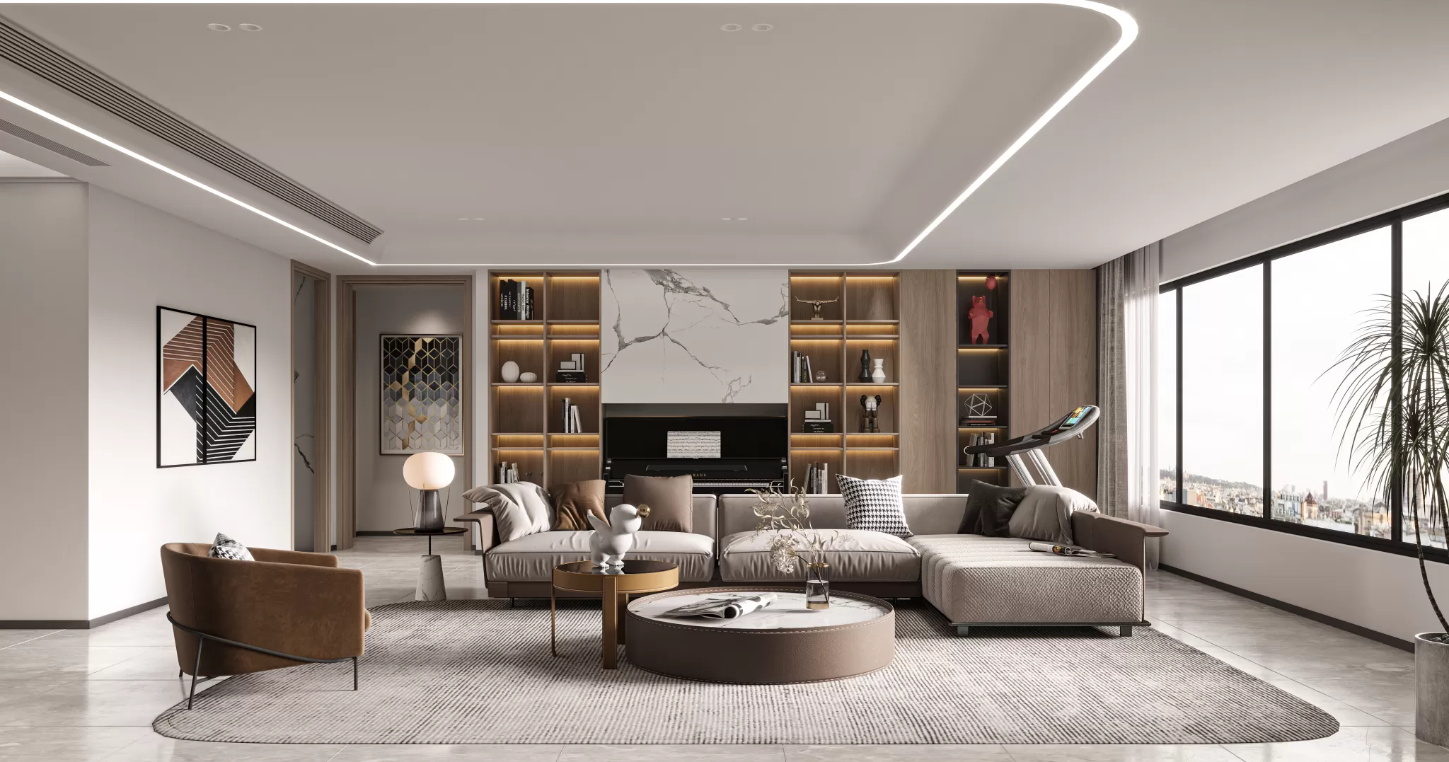 CORONA SCENES - LIVING ROOM - 3011