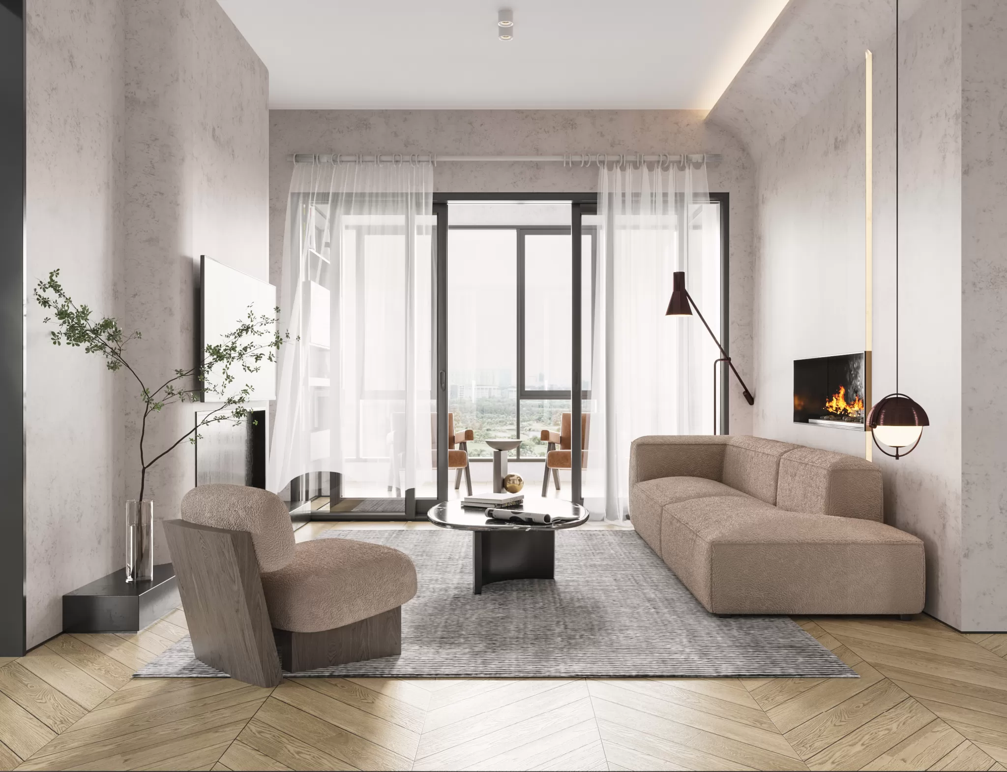 CORONA SCENES - LIVING ROOM - 3030