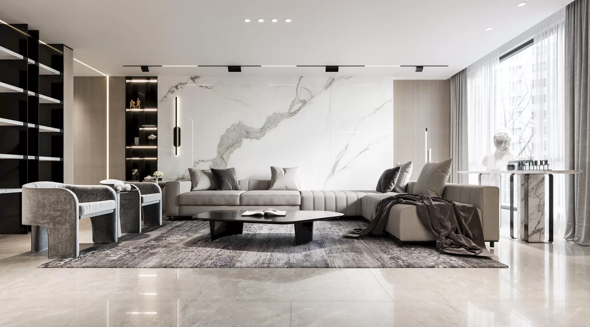 CORONA SCENES - LIVING ROOM - 3033