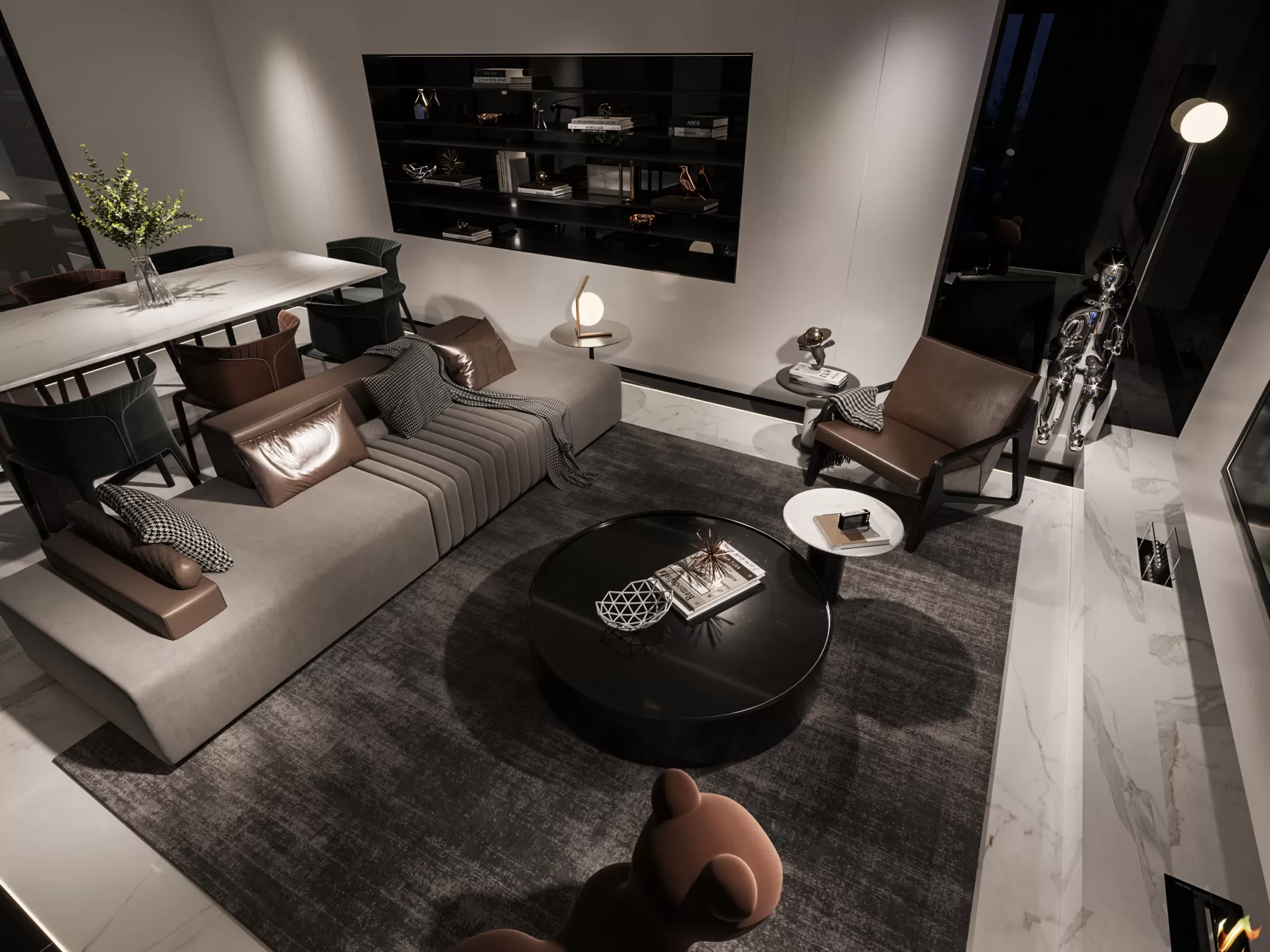 CORONA SCENES - LIVING ROOM - 3036