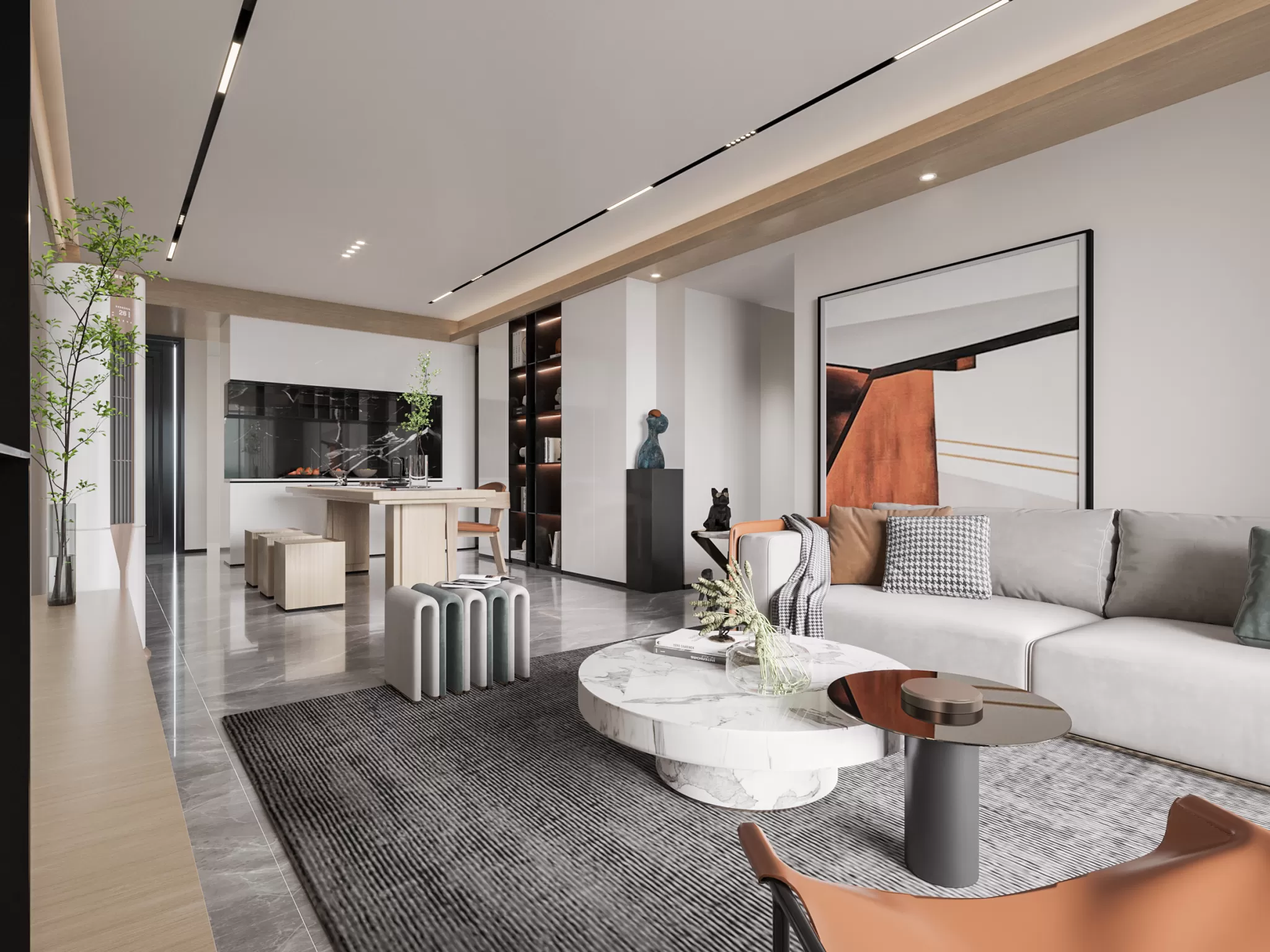 CORONA SCENES - LIVING ROOM - 3039