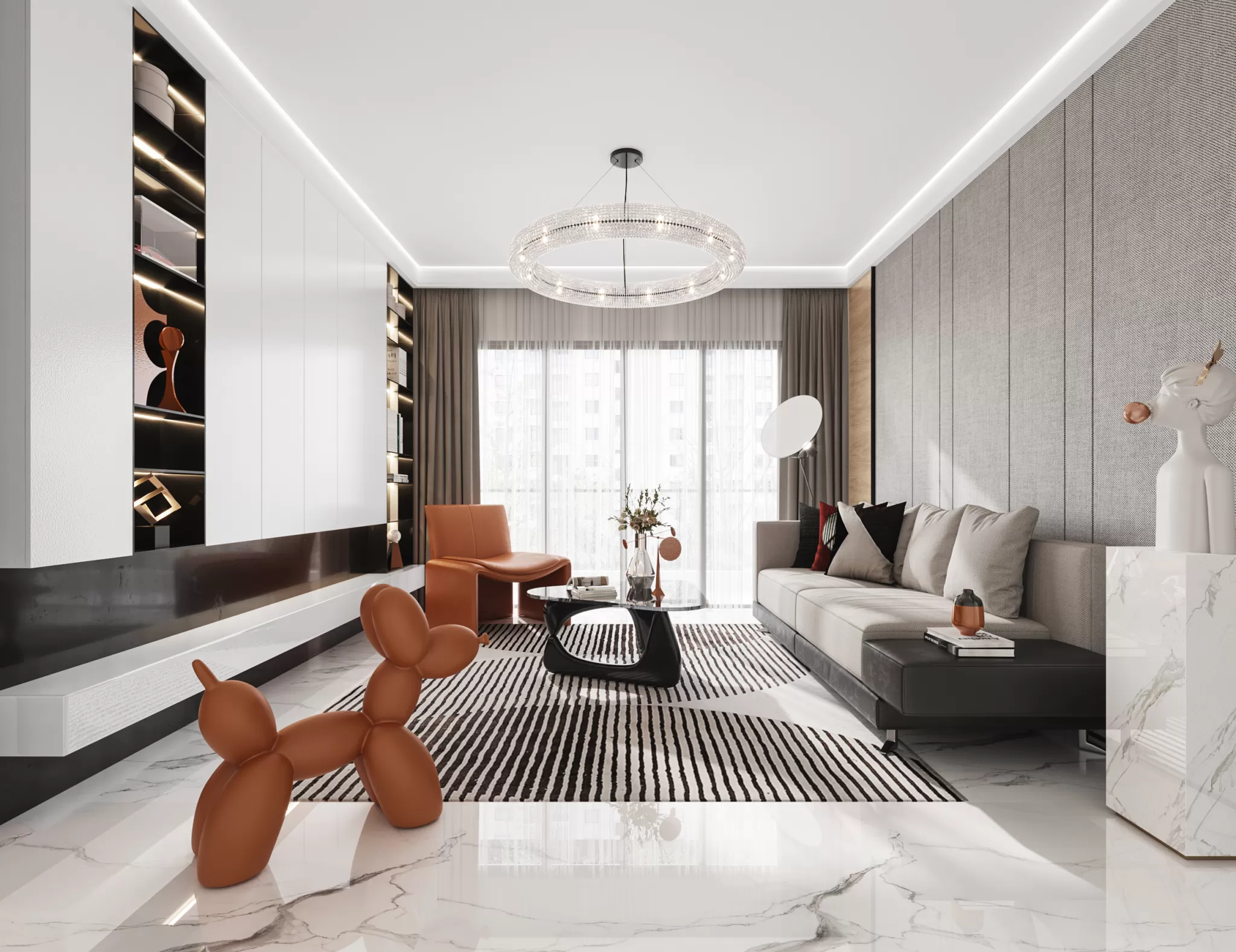 CORONA SCENES - LIVING ROOM - 3041