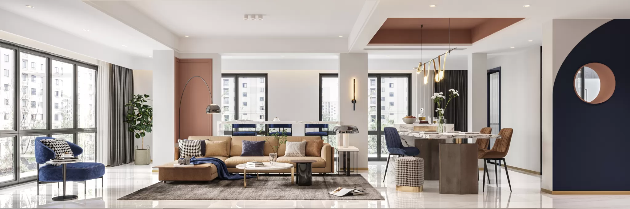 CORONA SCENES - LIVING ROOM - 3046