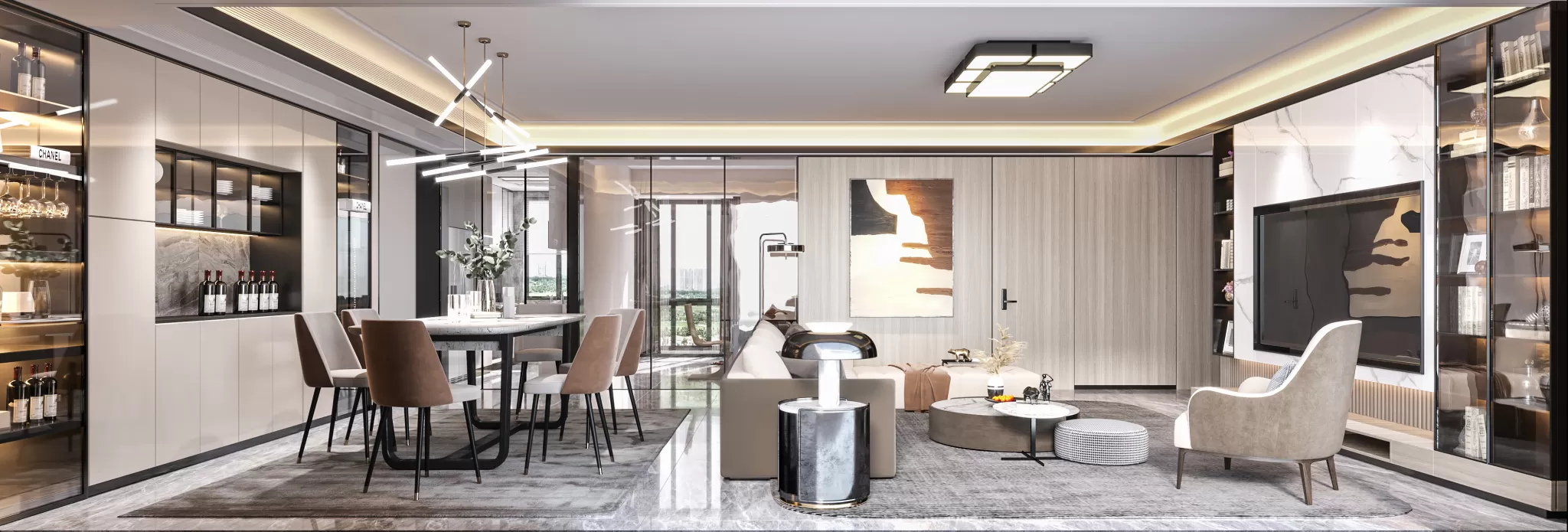 CORONA SCENES - LIVING ROOM - 3049