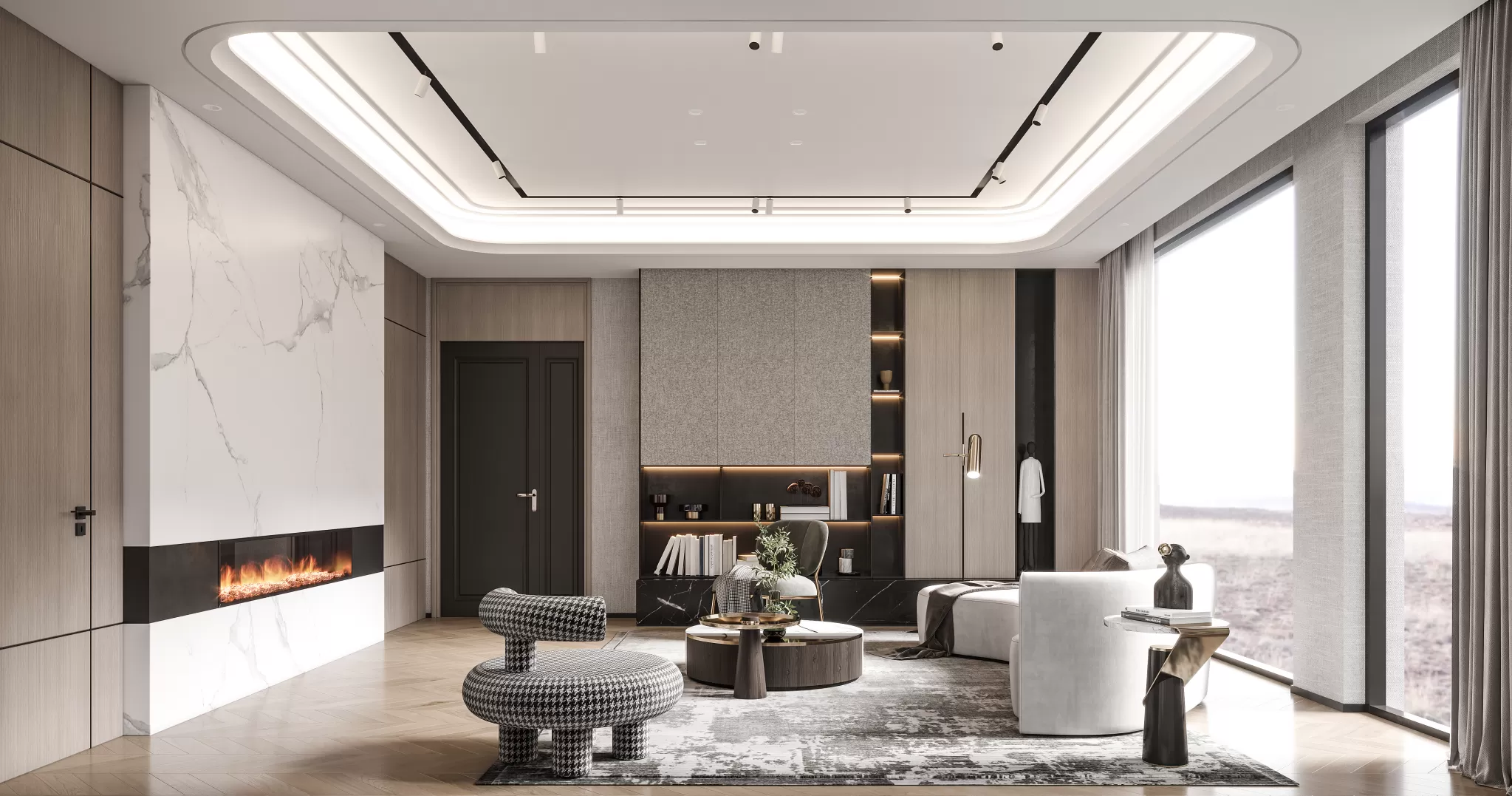 CORONA SCENES - LIVING ROOM - 3051