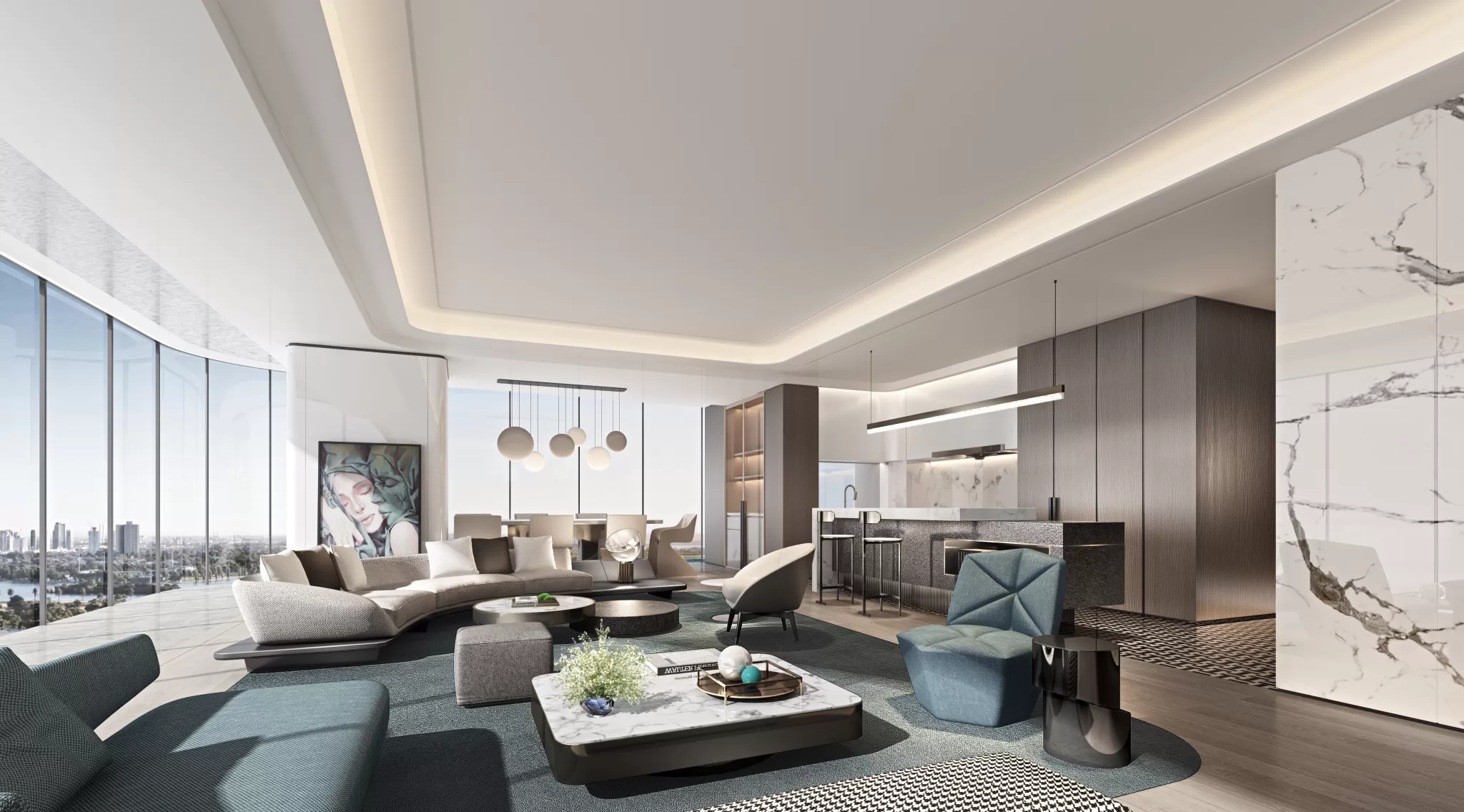 CORONA SCENES - LIVING ROOM - 3057