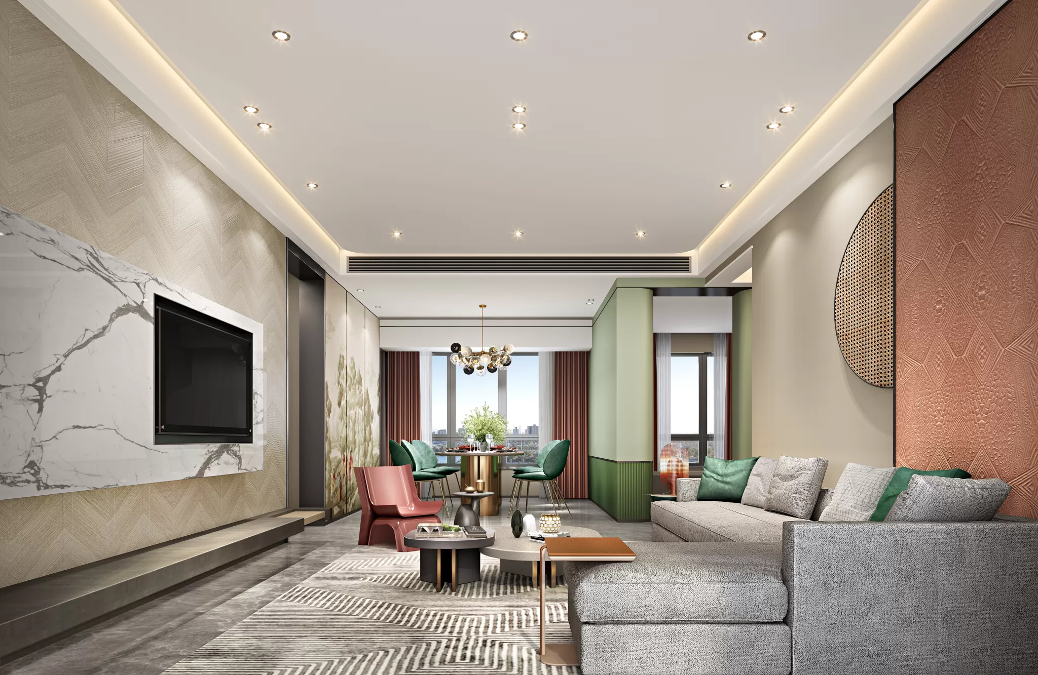 CORONA SCENES - LIVING ROOM - 3061