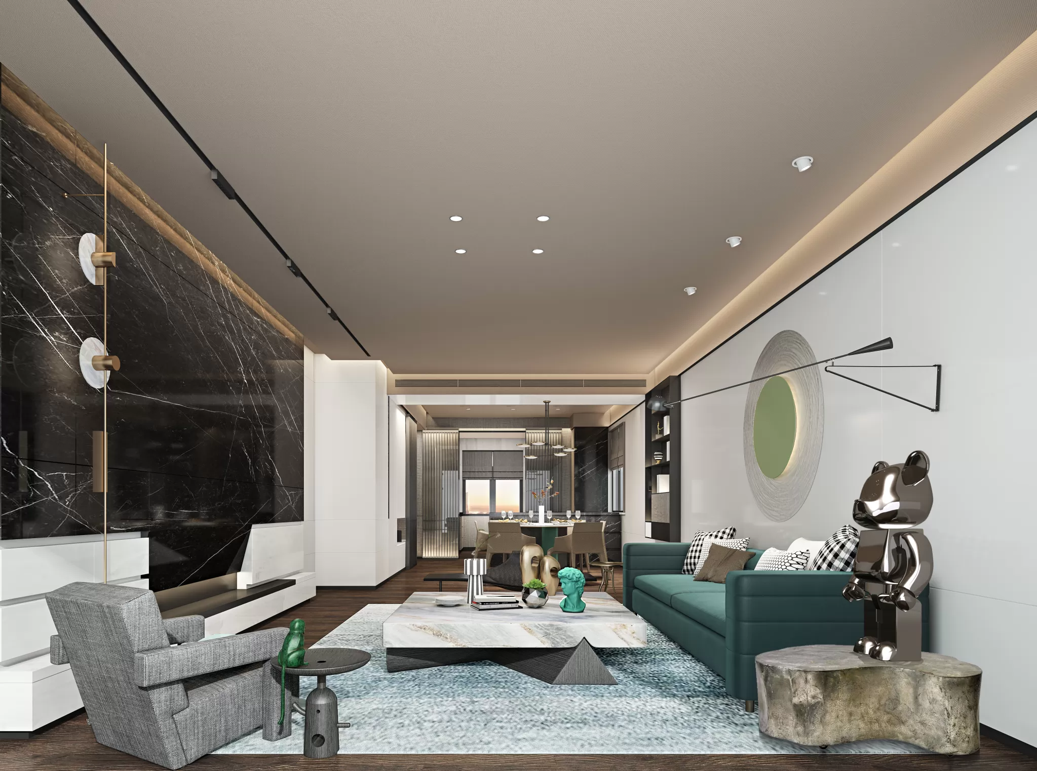 CORONA SCENES - LIVING ROOM - 3064