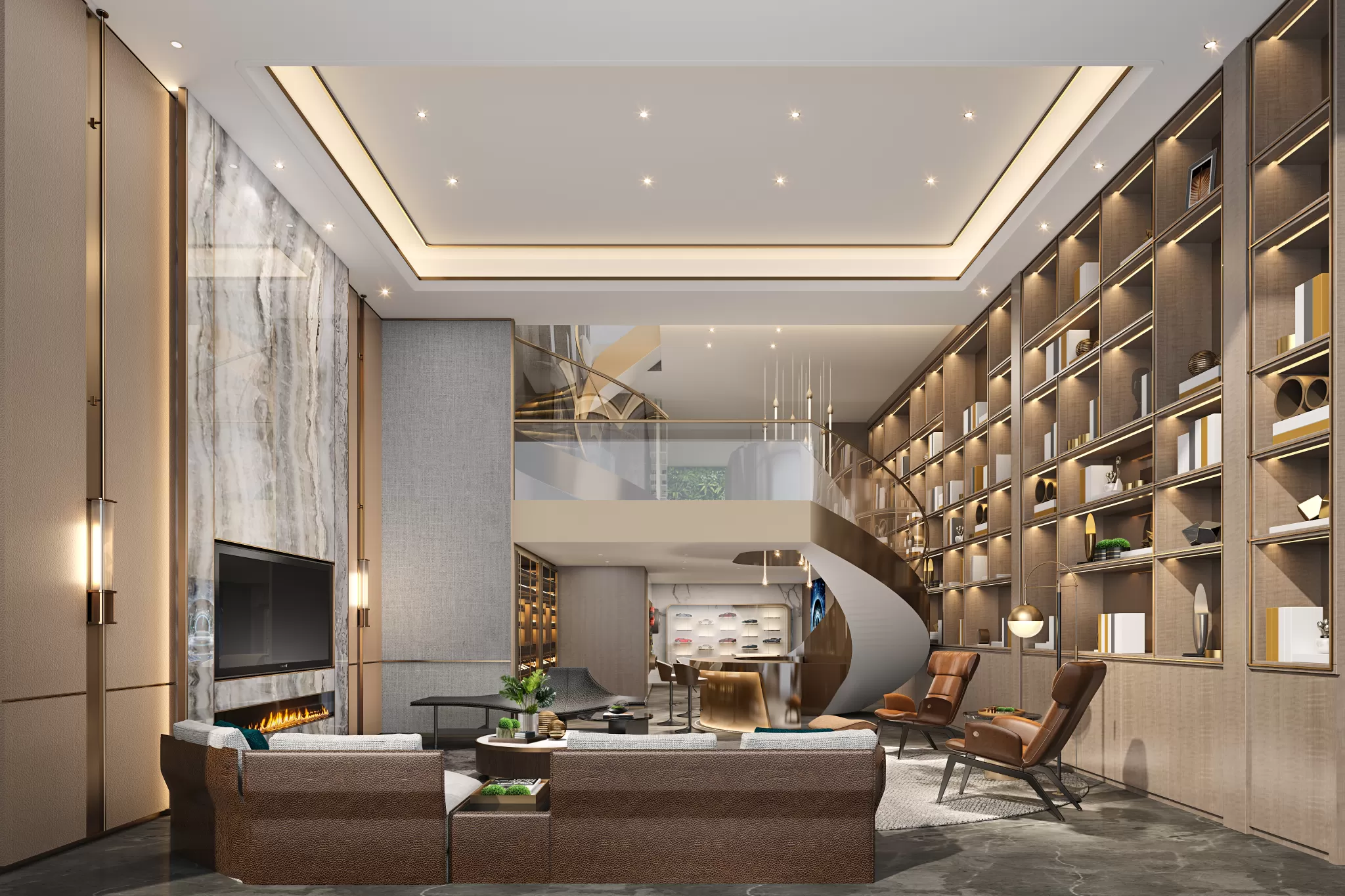 CORONA SCENES - LIVING ROOM - 3066