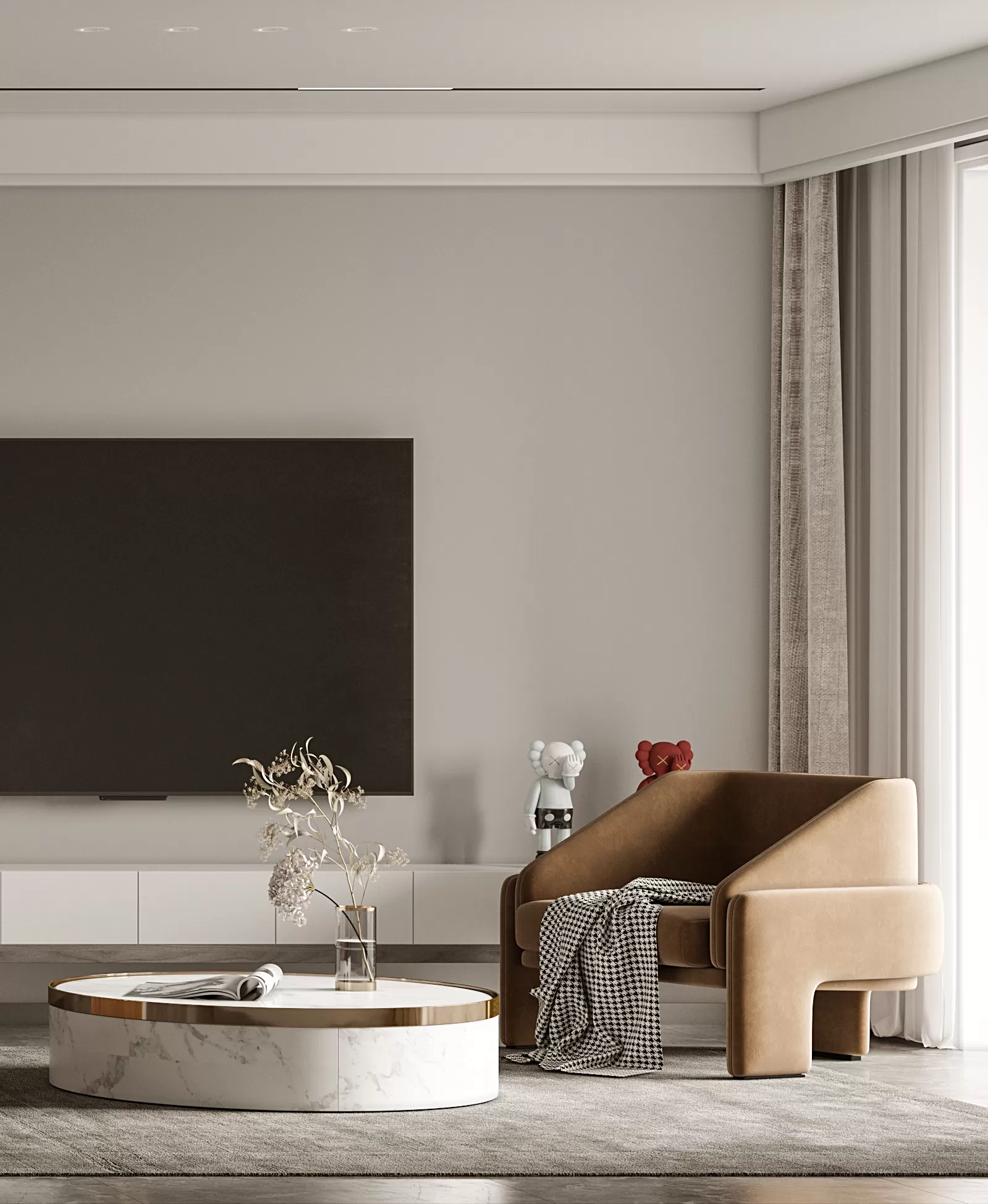 CORONA SCENES - LIVING ROOM - 3081