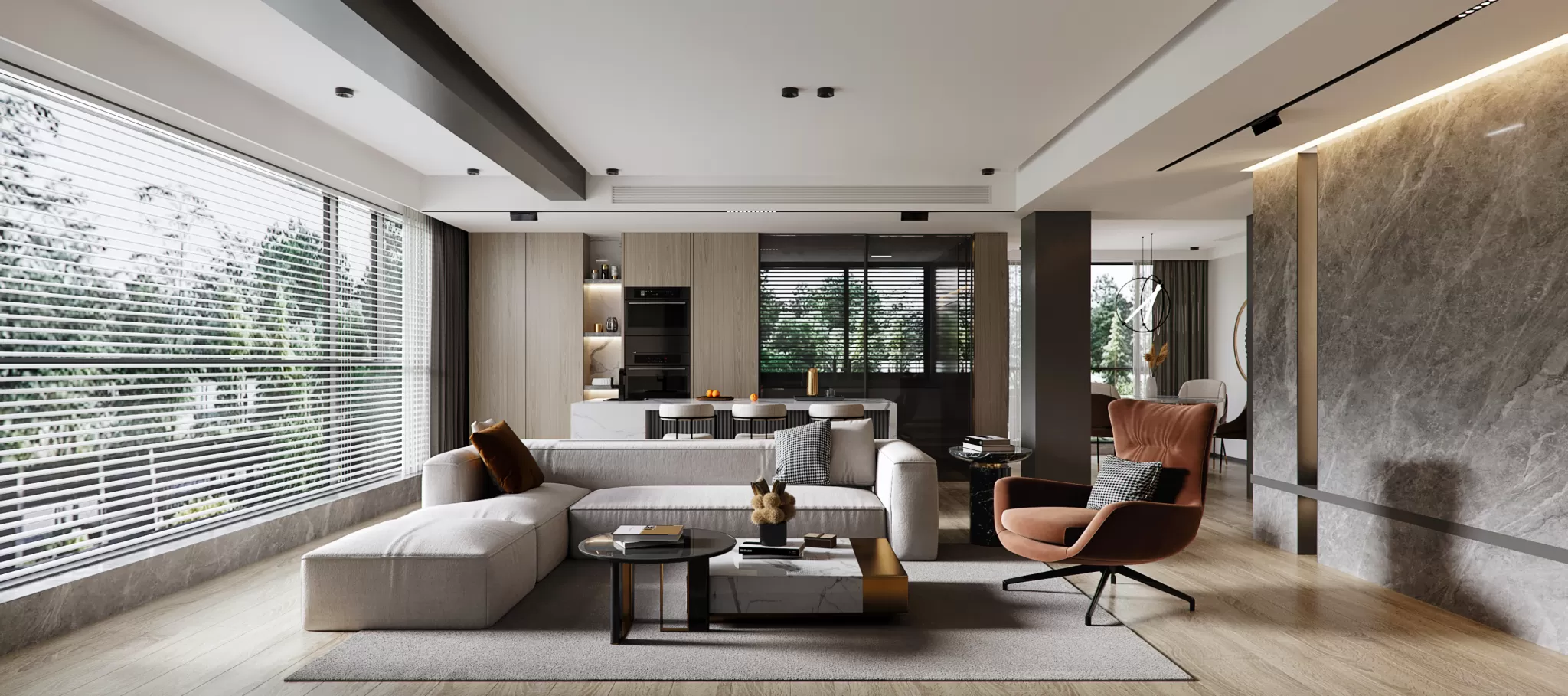 CORONA SCENES - LIVING ROOM - 3125