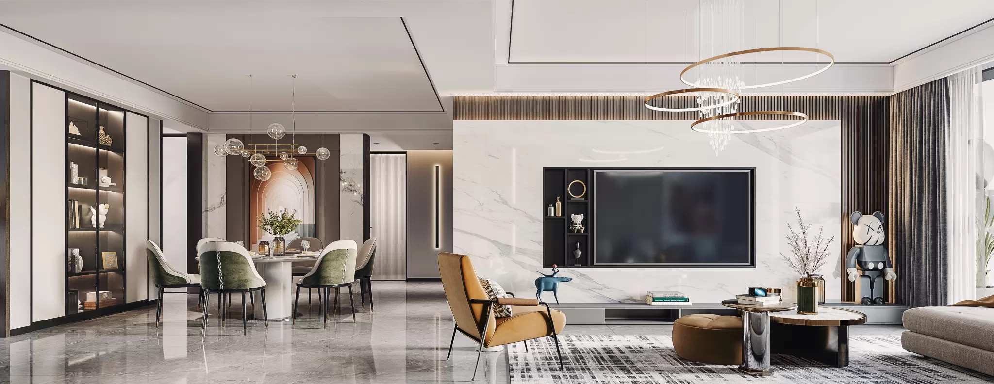 CORONA SCENES - LIVING ROOM - 3129