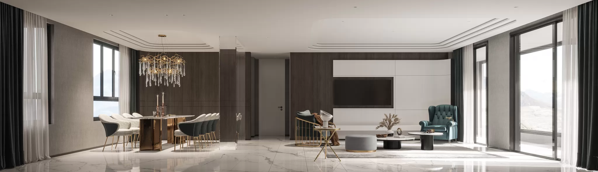 CORONA SCENES - LIVING ROOM - 3138