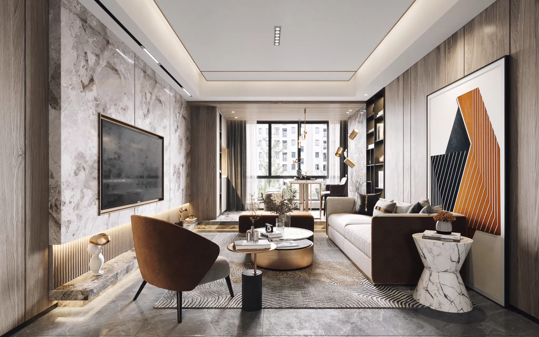 CORONA SCENES - LIVING ROOM - 3139