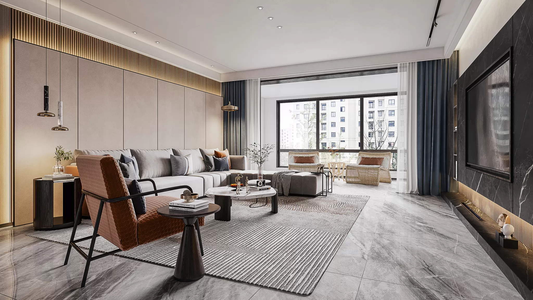 CORONA SCENES - LIVING ROOM - 3142