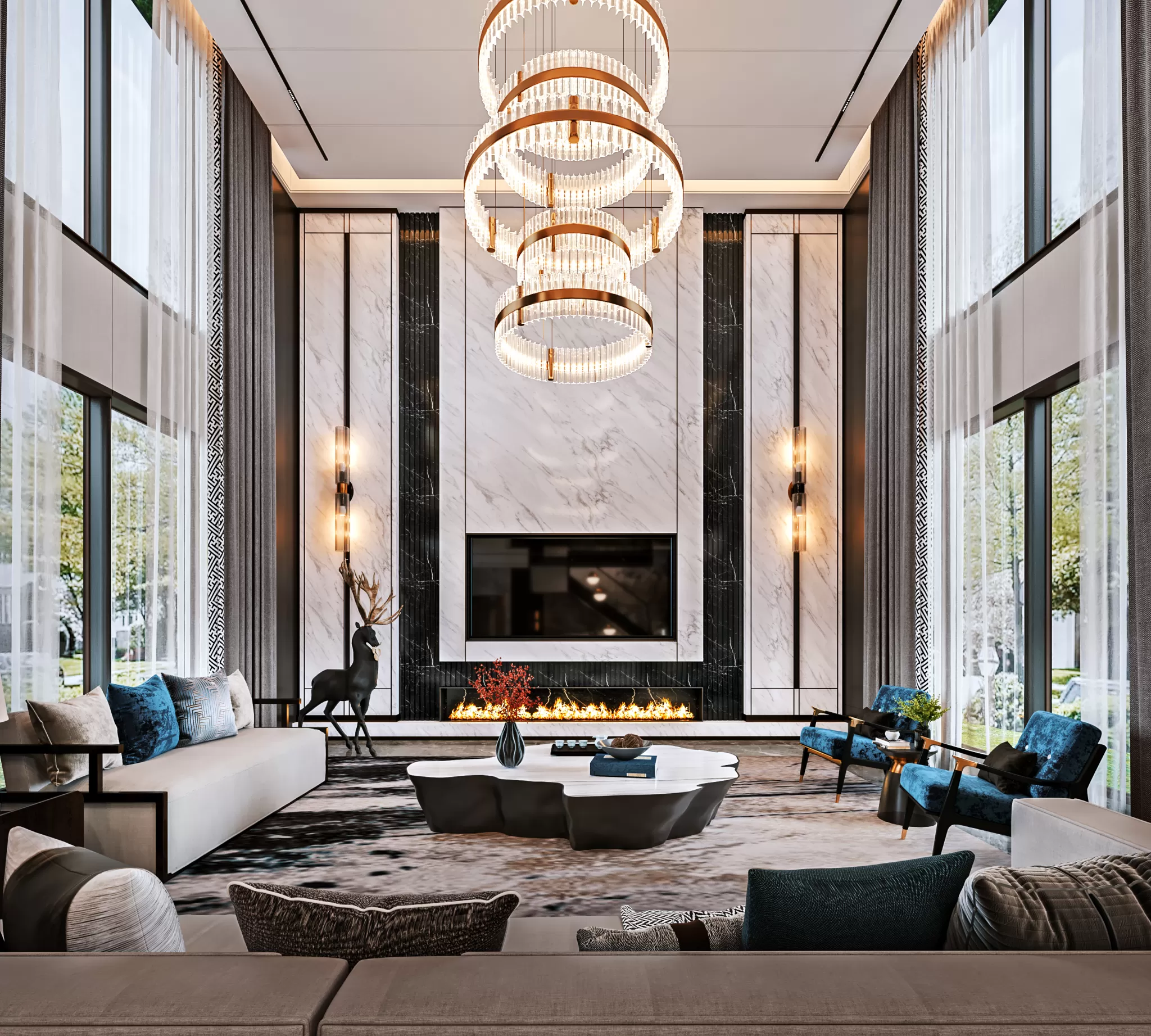 CORONA SCENES - LIVING ROOM - 3149