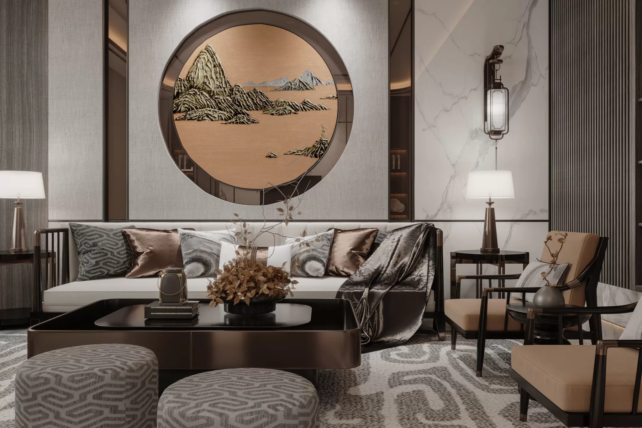 CORONA SCENES - LIVING ROOM - 3173