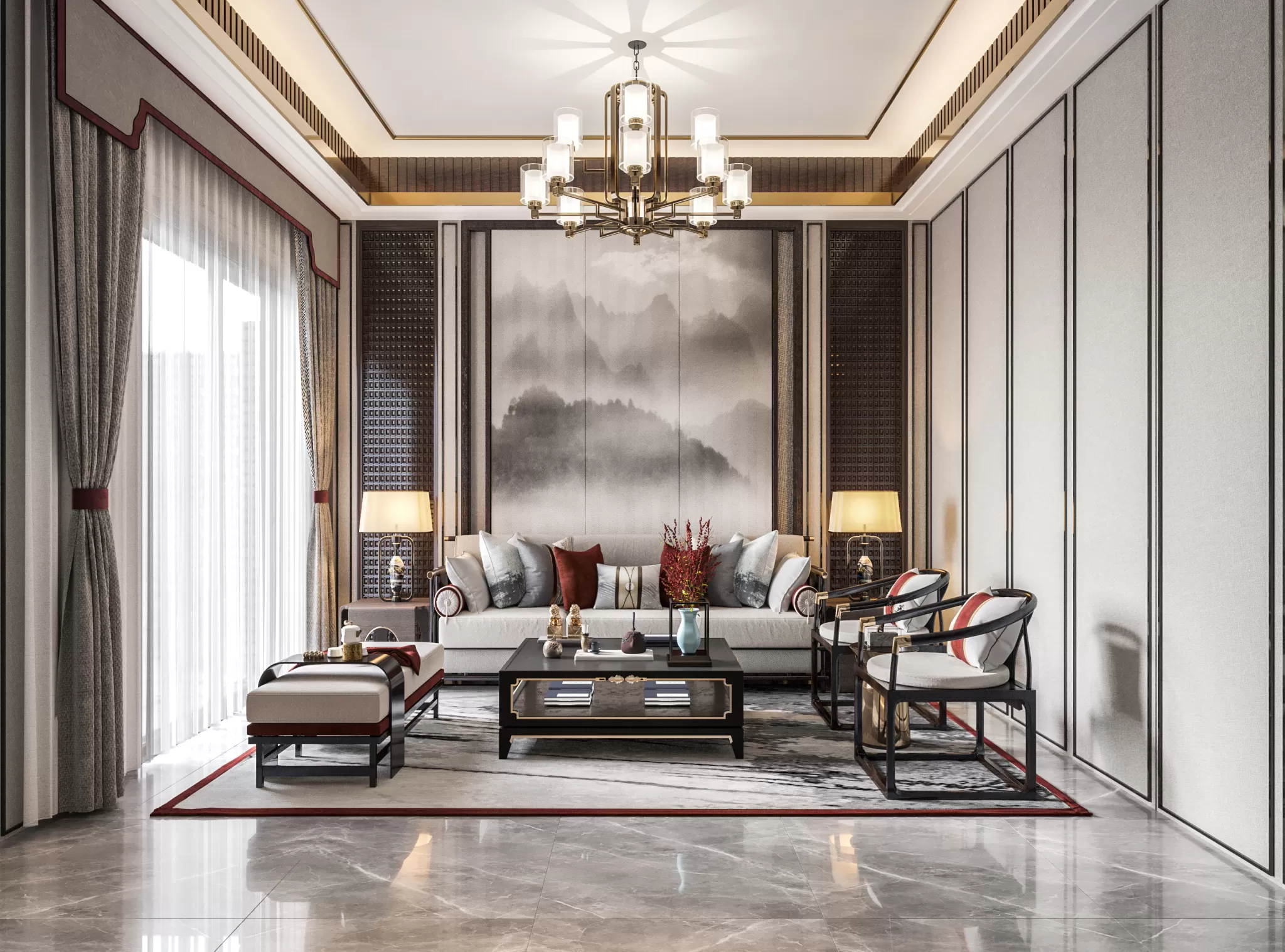 CORONA SCENES - LIVING ROOM - 3178